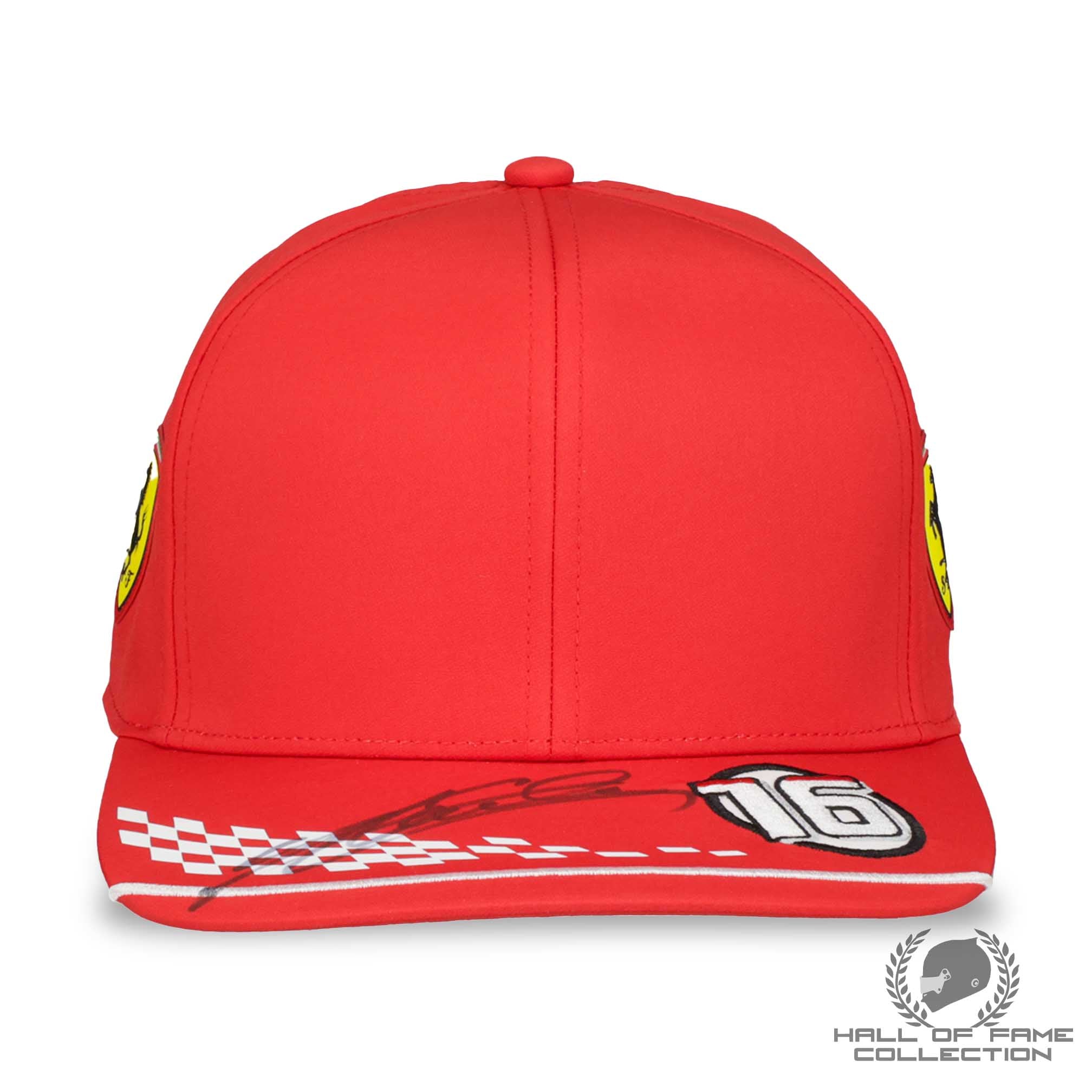 2021 Charles Leclerc Signed Scuderia Ferrari F1 Driver Issue Hat