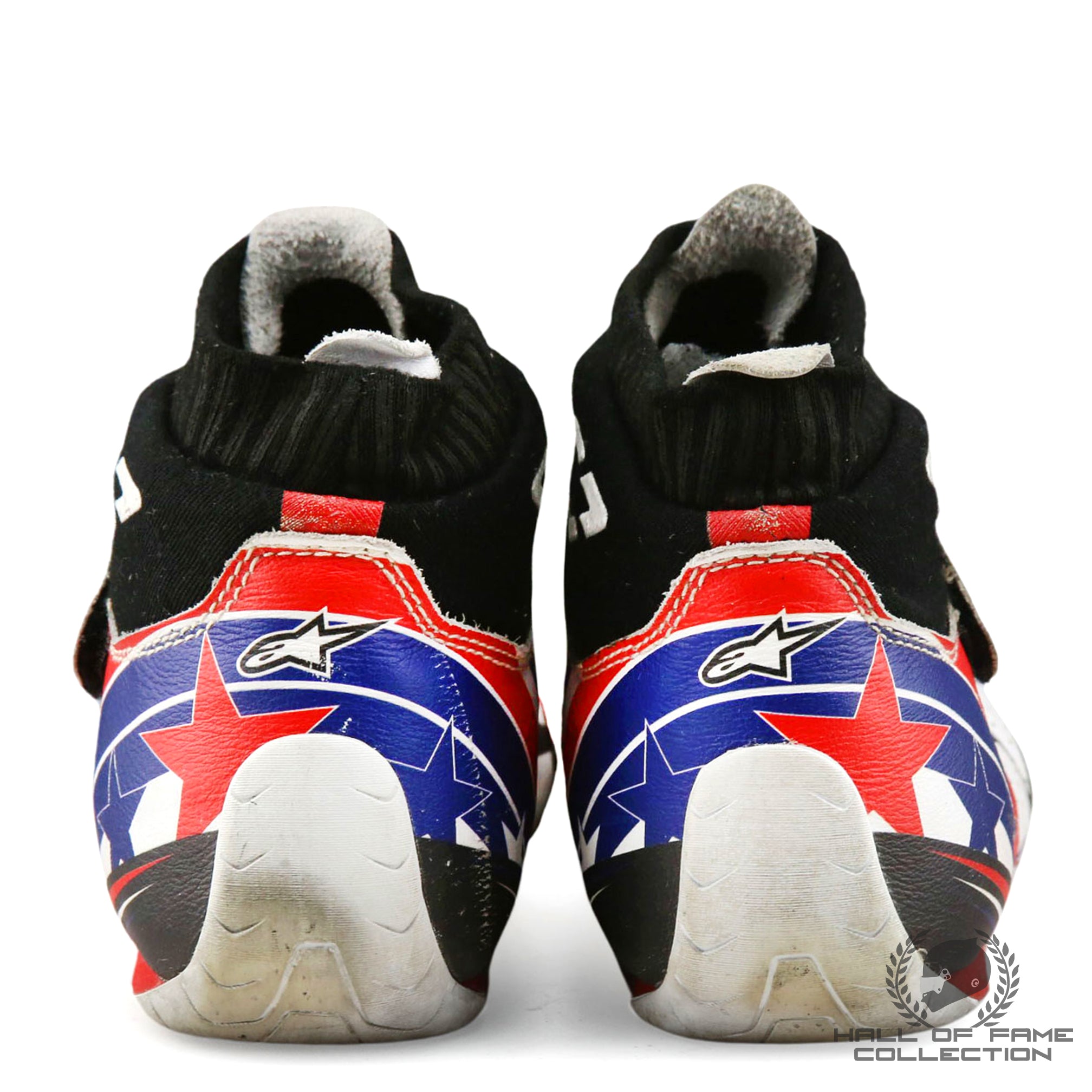 2023 Romain Grosjean Signed Race Used Andretti Autosport IndyCar Boots