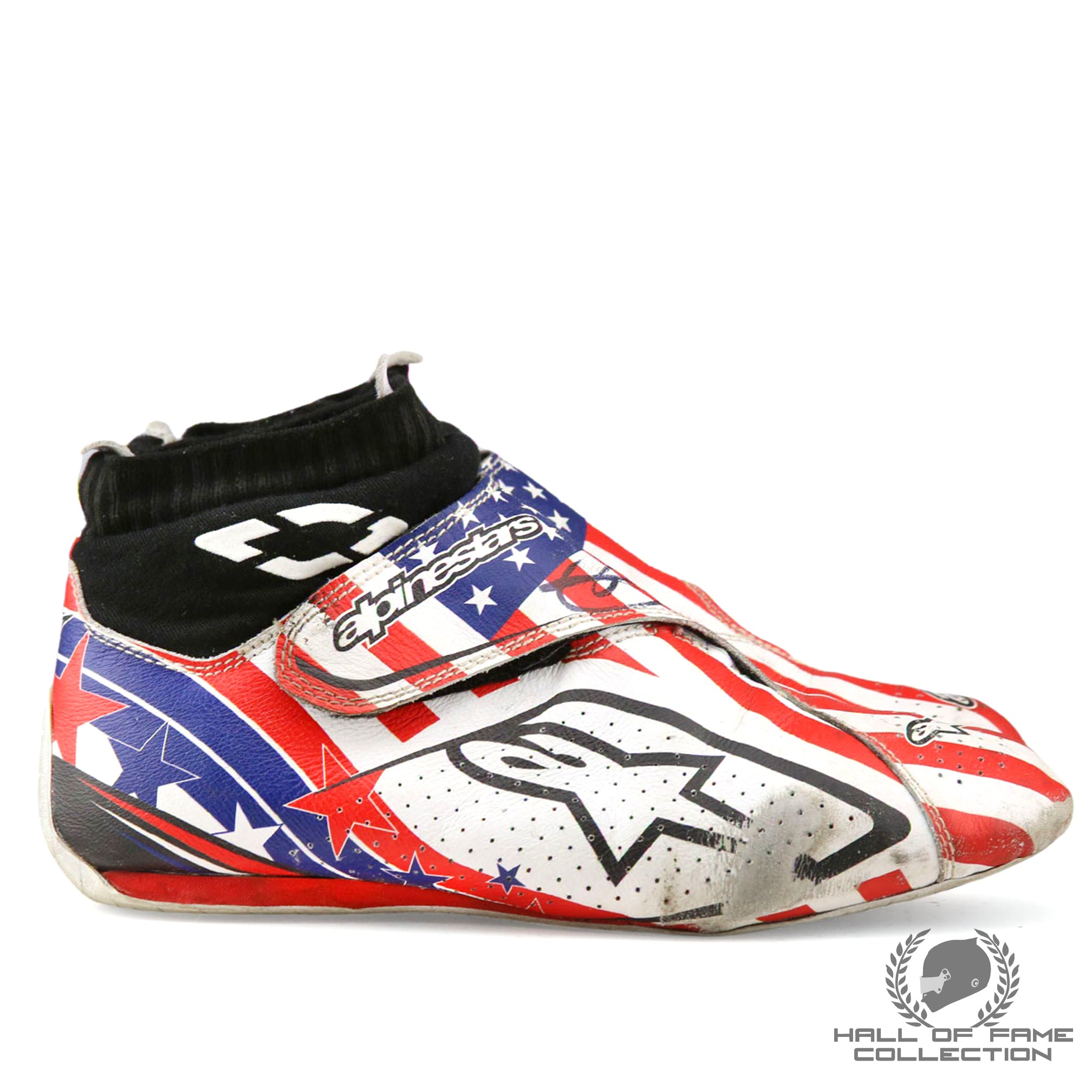 2023 Romain Grosjean Signed Race Used Andretti Autosport IndyCar Boots