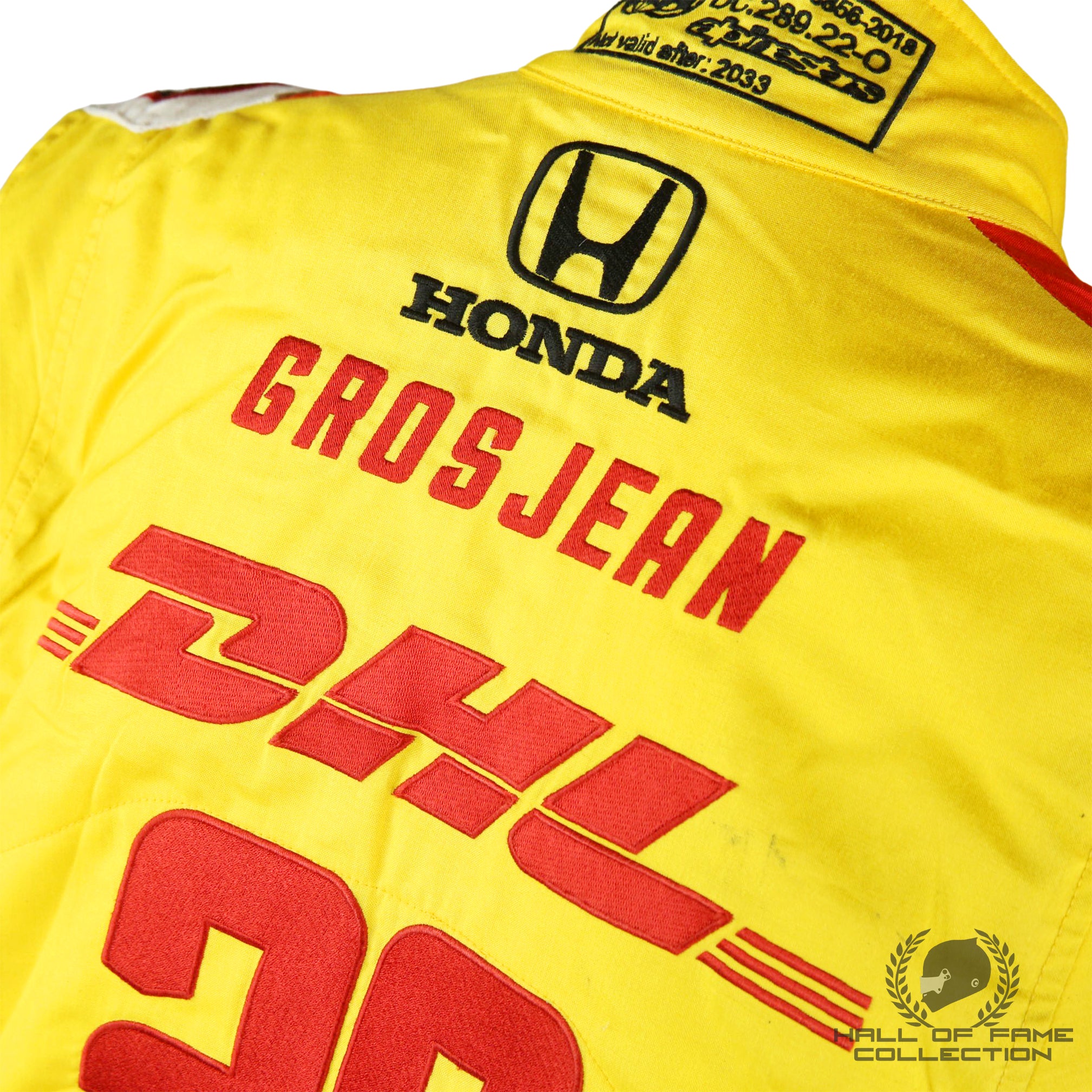 2023 Romain Grosjean Signed Race Used Andretti Autosports IndyCar Suit