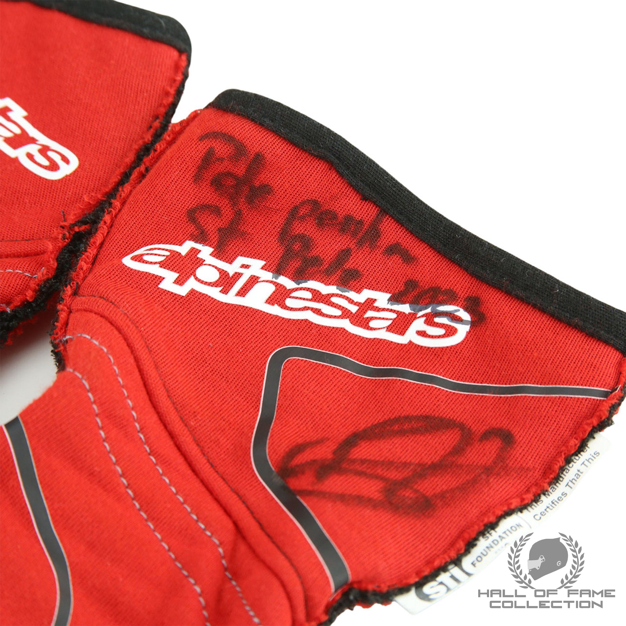 2023 Romain Grosjean Signed St Pete Pole Winning Andretti Autosport Used Gloves