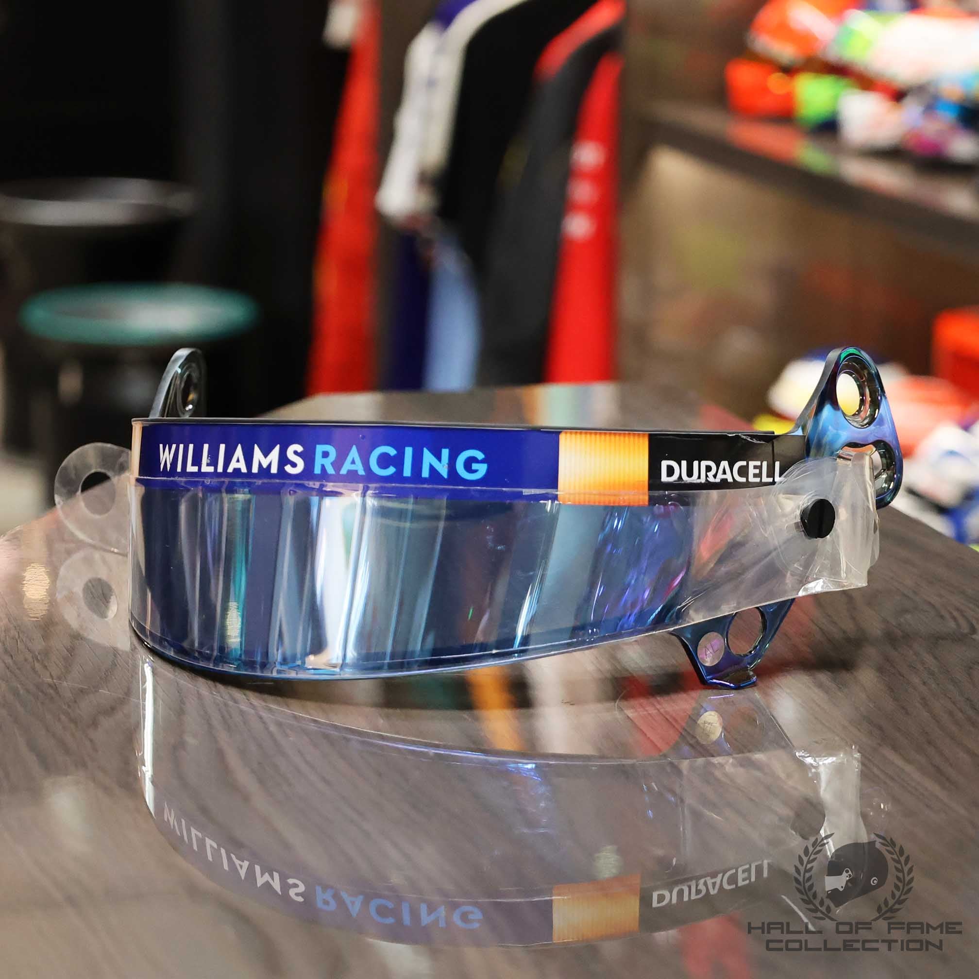 2023 Alex Albon Visor Used Williams Racing F1 Visor