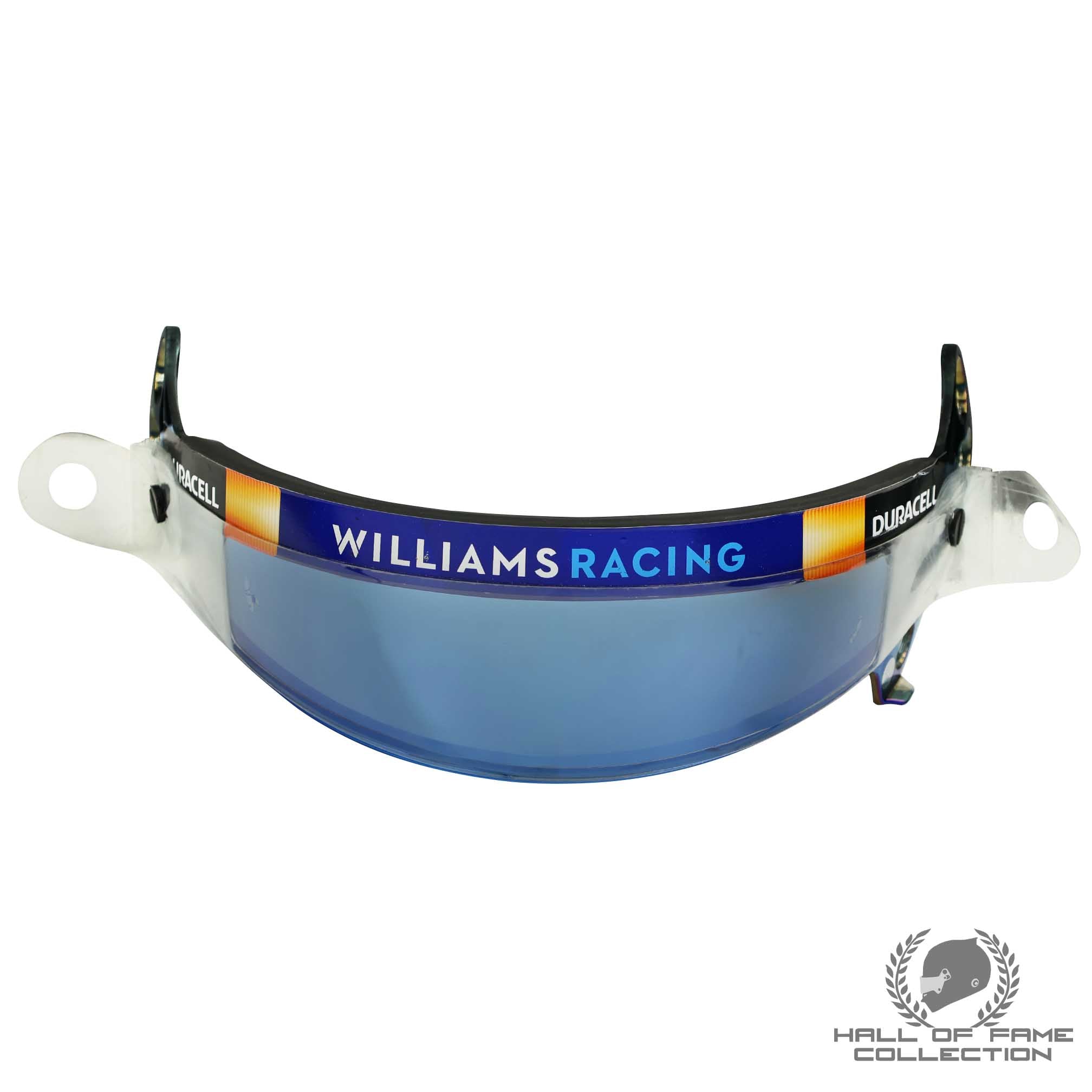 2023 Alex Albon Visor Used Williams Racing F1 Visor