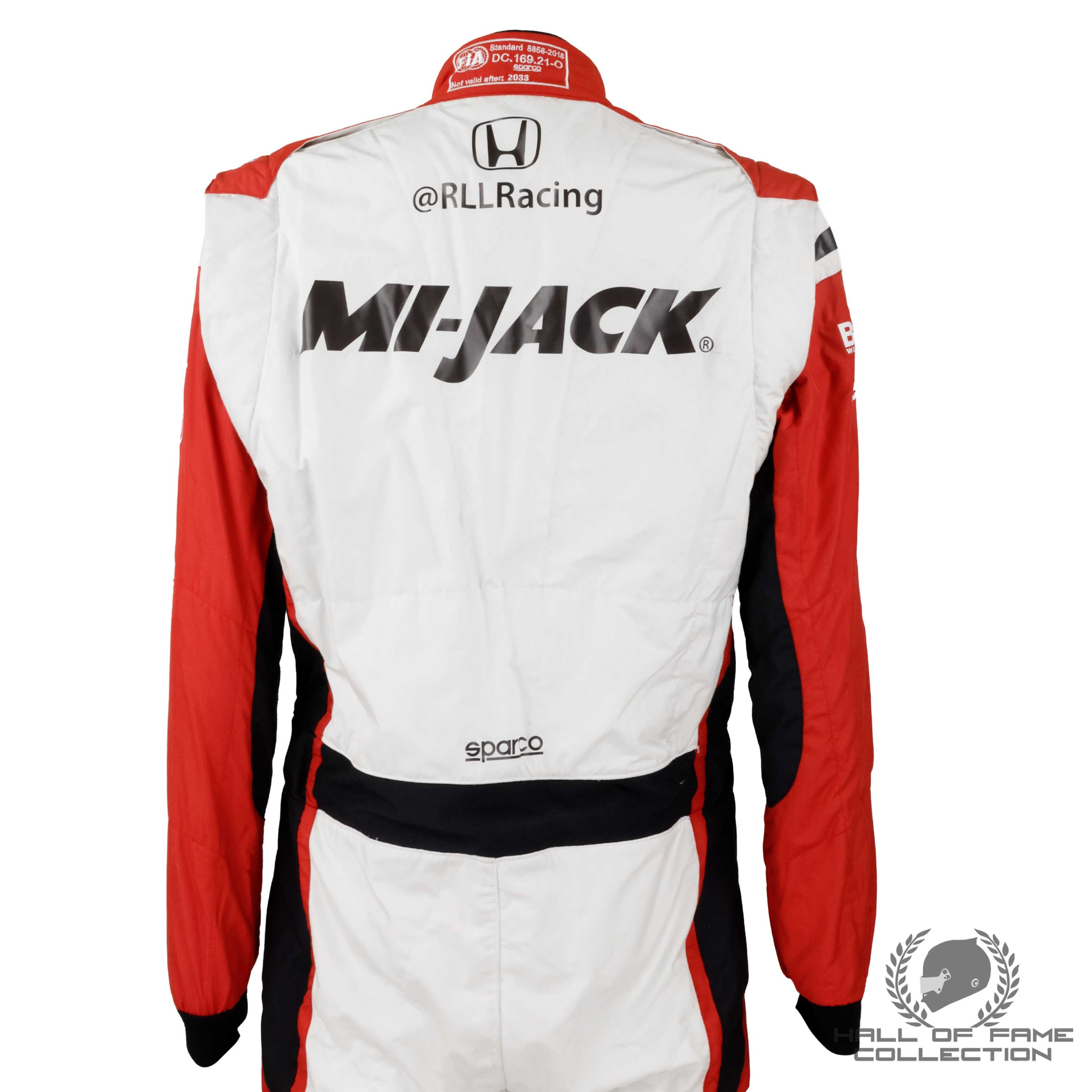 2023 Conor Daly Signed Race Used Gateway GP Rahal Letterman Lanigan Racing Indycar Suit