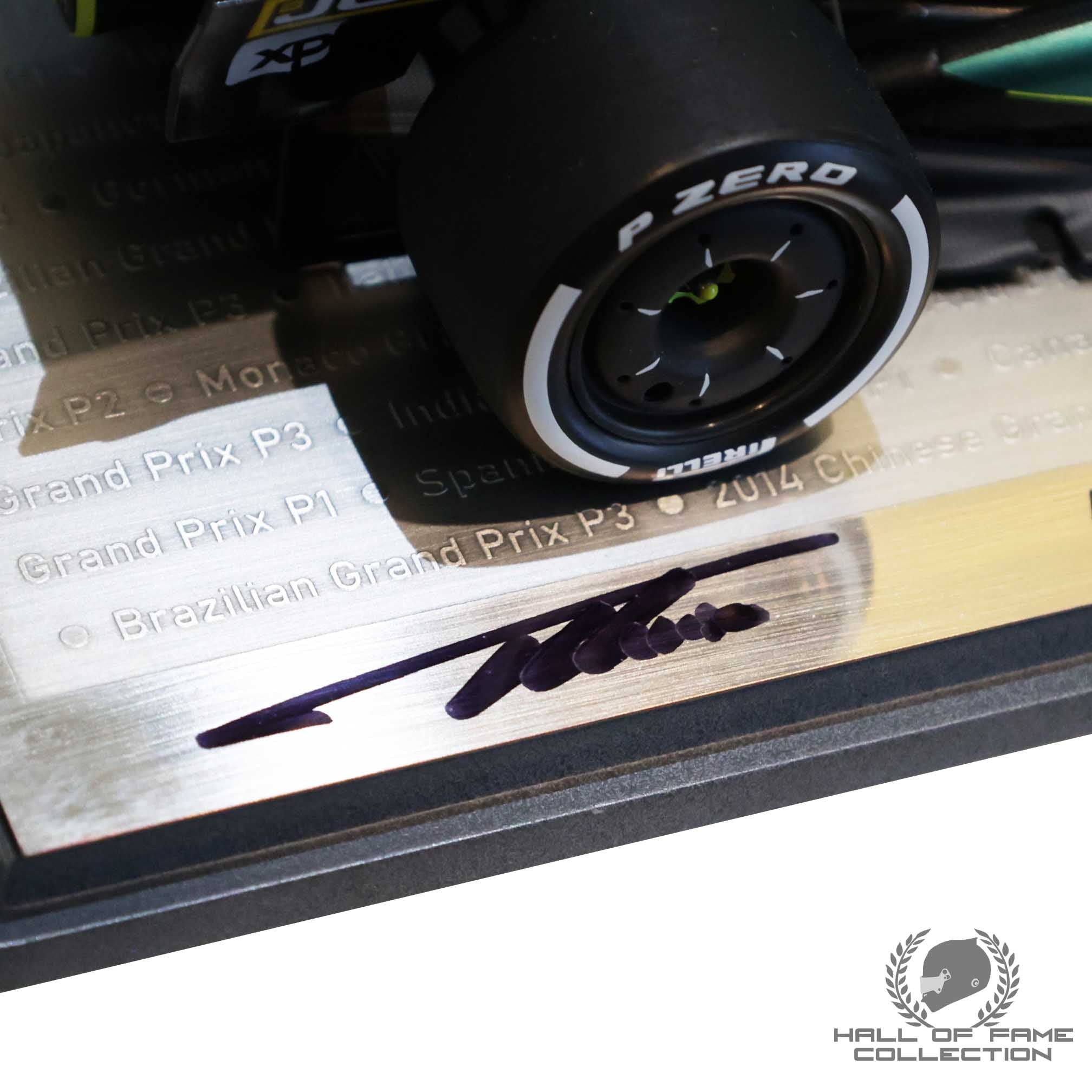 2023 Fernando Alonso Signed Saudi Arabian GP 100th Career Podium Aston Martin 1:18 F1 Model Car