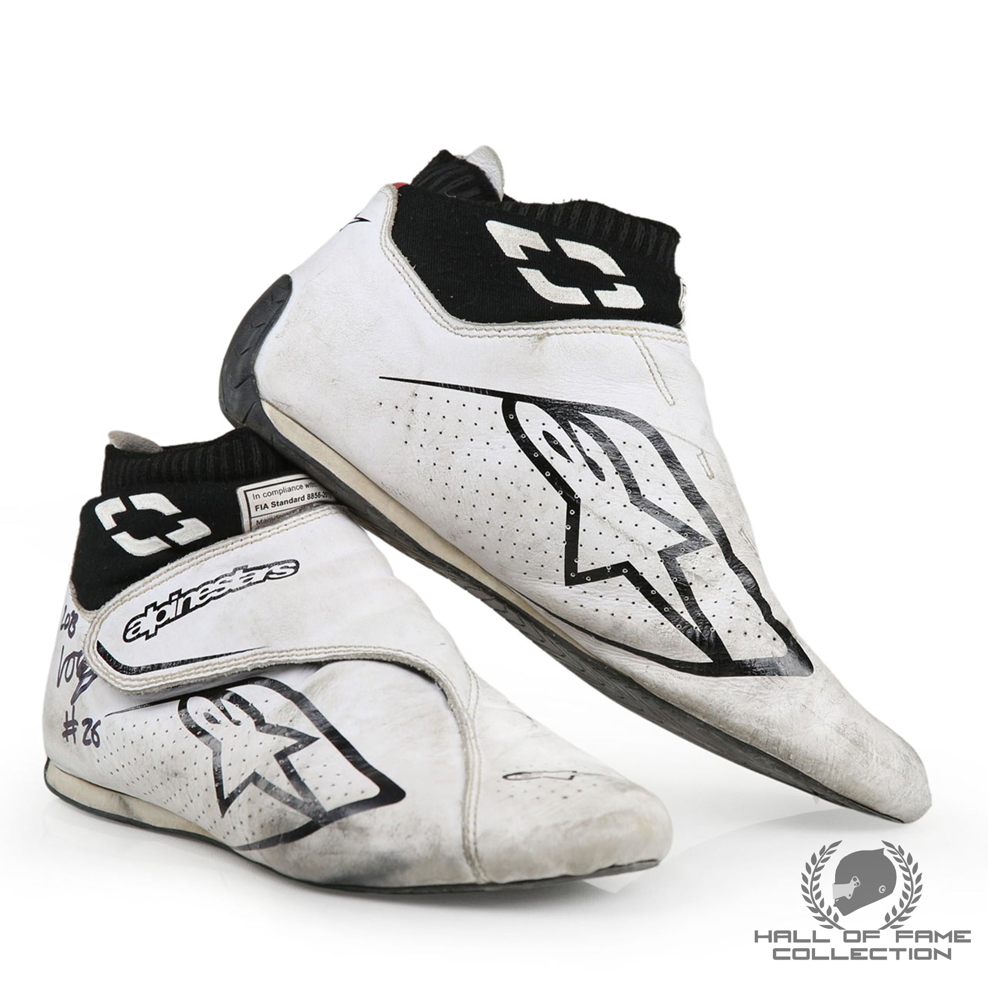 2023 Louis Foster Race Used Andretti Autosport Indy NXT Boots