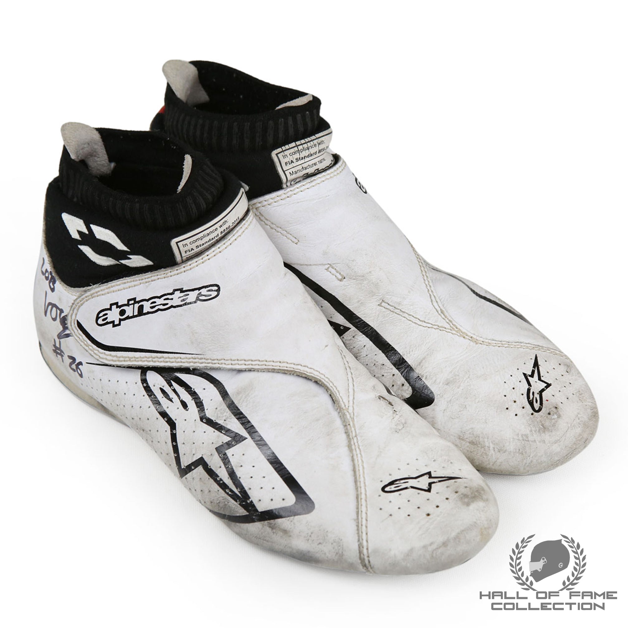 2023 Louis Foster Race Used Andretti Autosport Indy NXT Boots