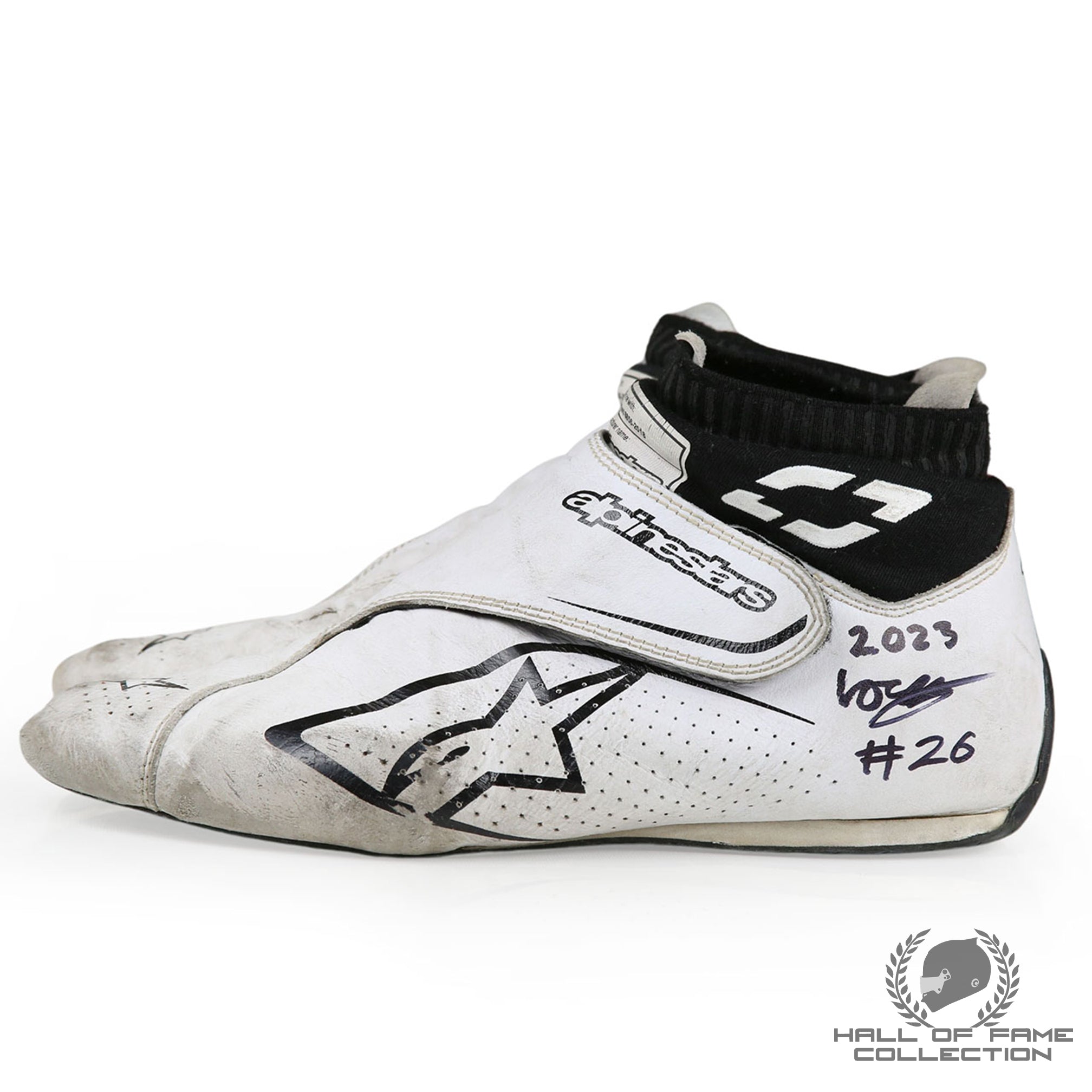 2023 Louis Foster Race Used Andretti Autosport Indy NXT Boots