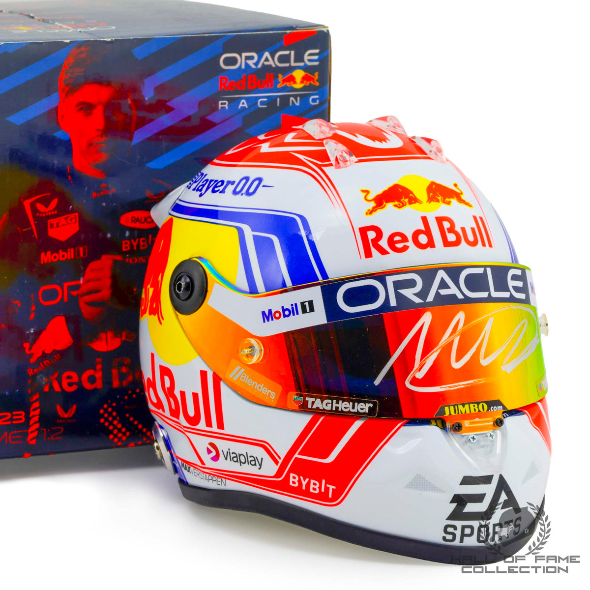 2023 Max Verstappen Signed Red Bull Racing 1:2 Scale F1 Helmet