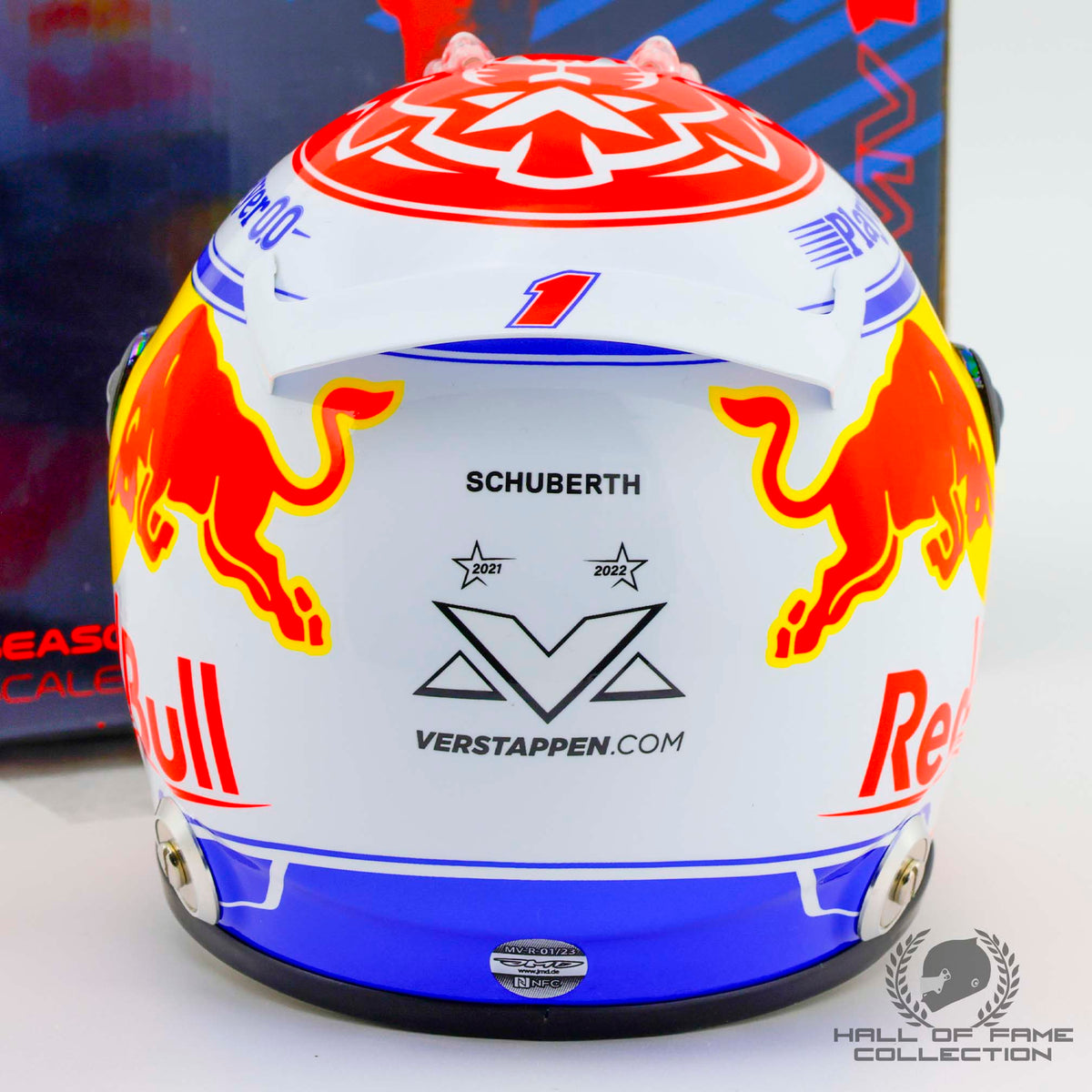 2023 Max Verstappen Signed Red Bull Racing 1:2 Scale F1 Helmet