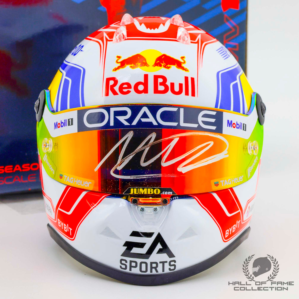 2023 Max Verstappen Signed Red Bull Racing 1:2 Scale F1 Helmet
