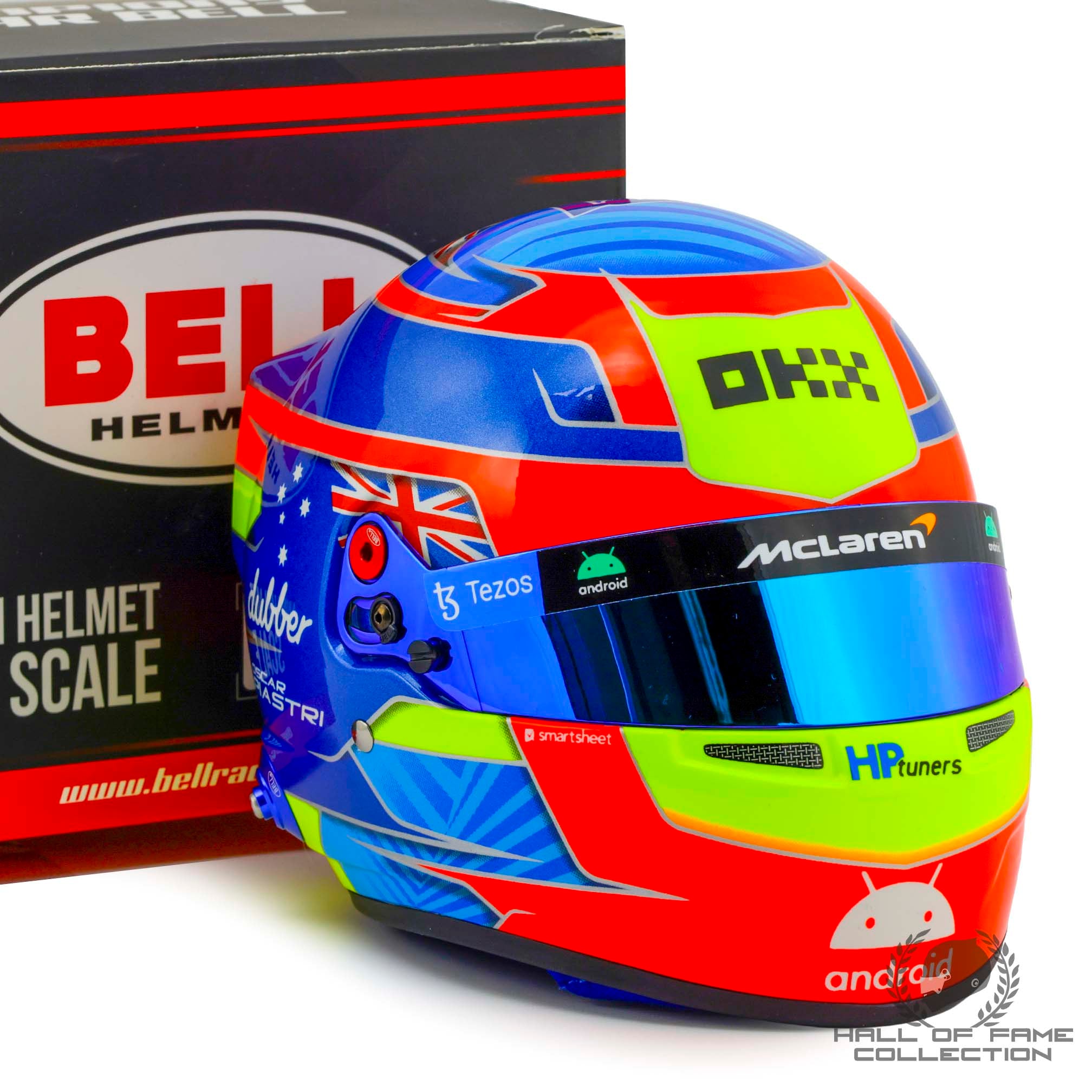 2023 Oscar Piastri 1:2 Scale Bell McLaren F1 Helmet