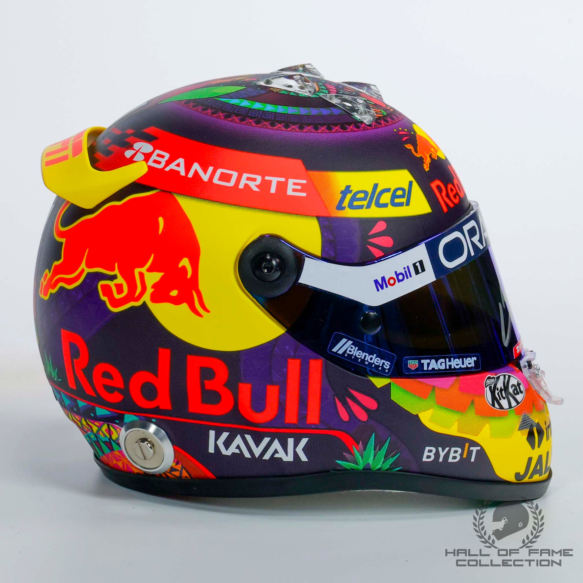 2023 Sergio Perez Signed Mexico GP Red Bull Racing 1:2 Scale F1 Helmet