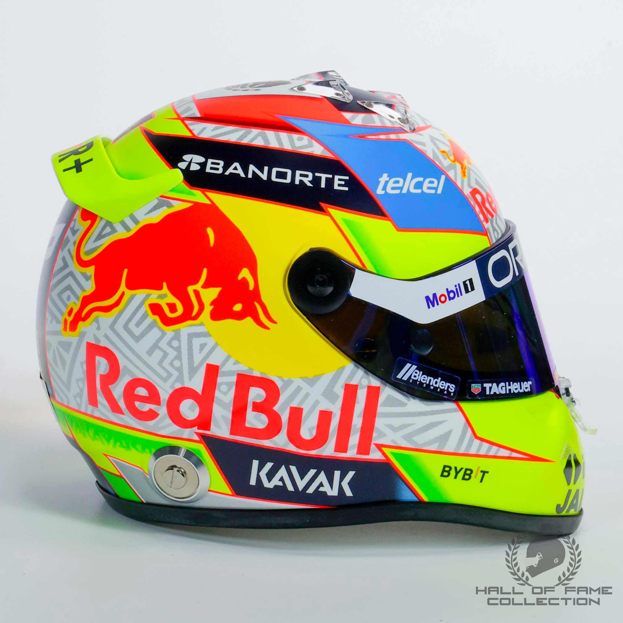 2023 Sergio Perez Signed Red Bull Racing 1:2 Scale F1 Helmet