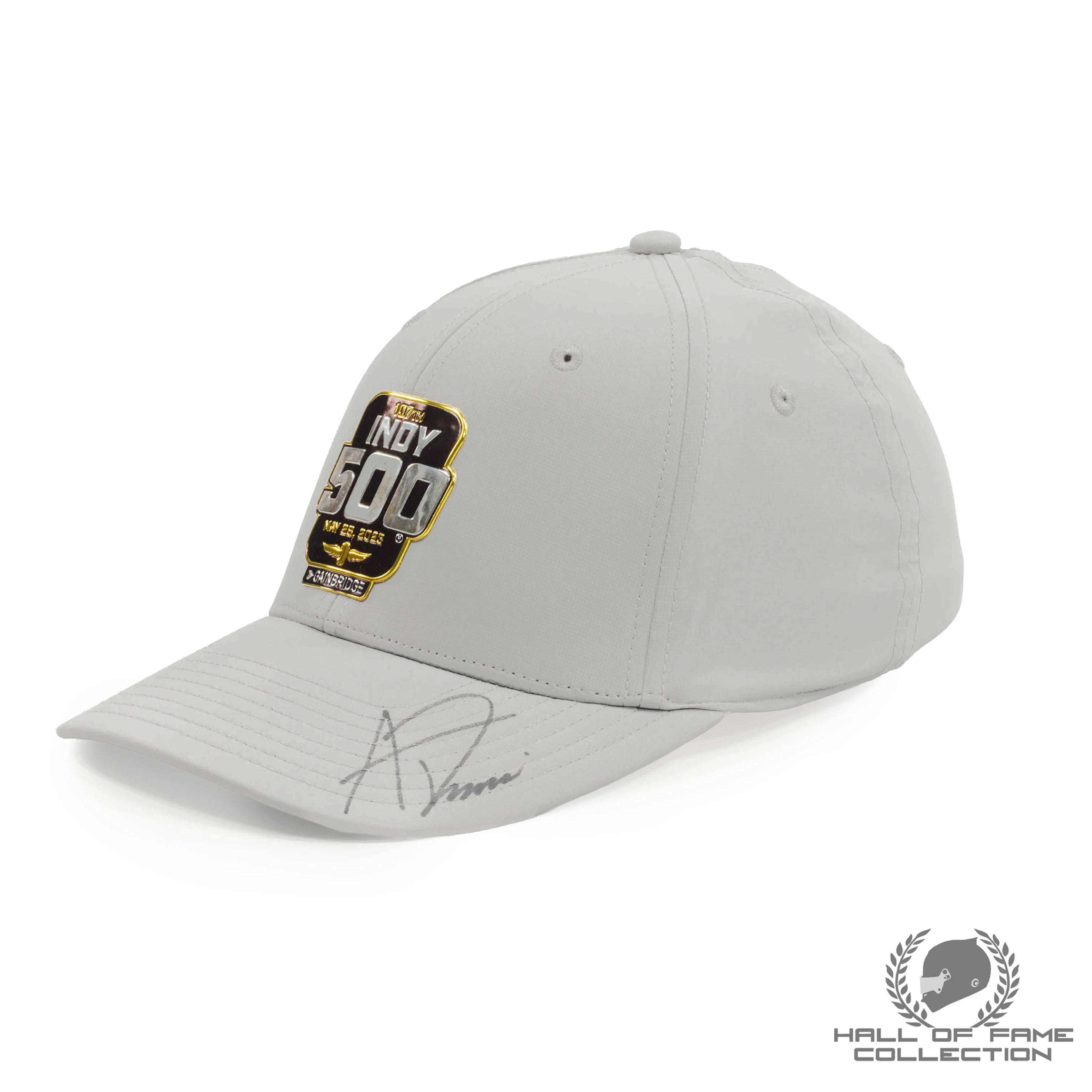 2023 Alexander Rossi Signed 107th Indy 500 Qualifying Driver Worn Hat