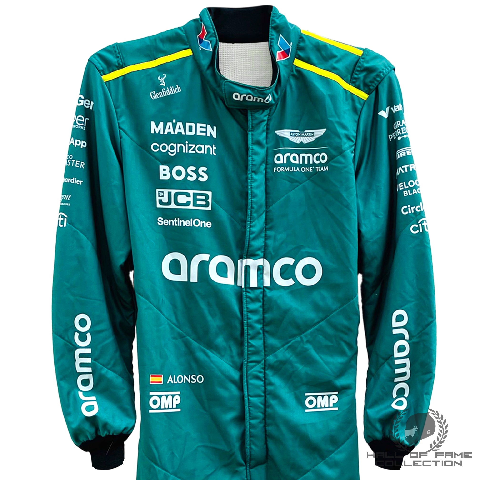 2024 Fernando Alonso Las Vegas Used Aston Martin F1 Suit