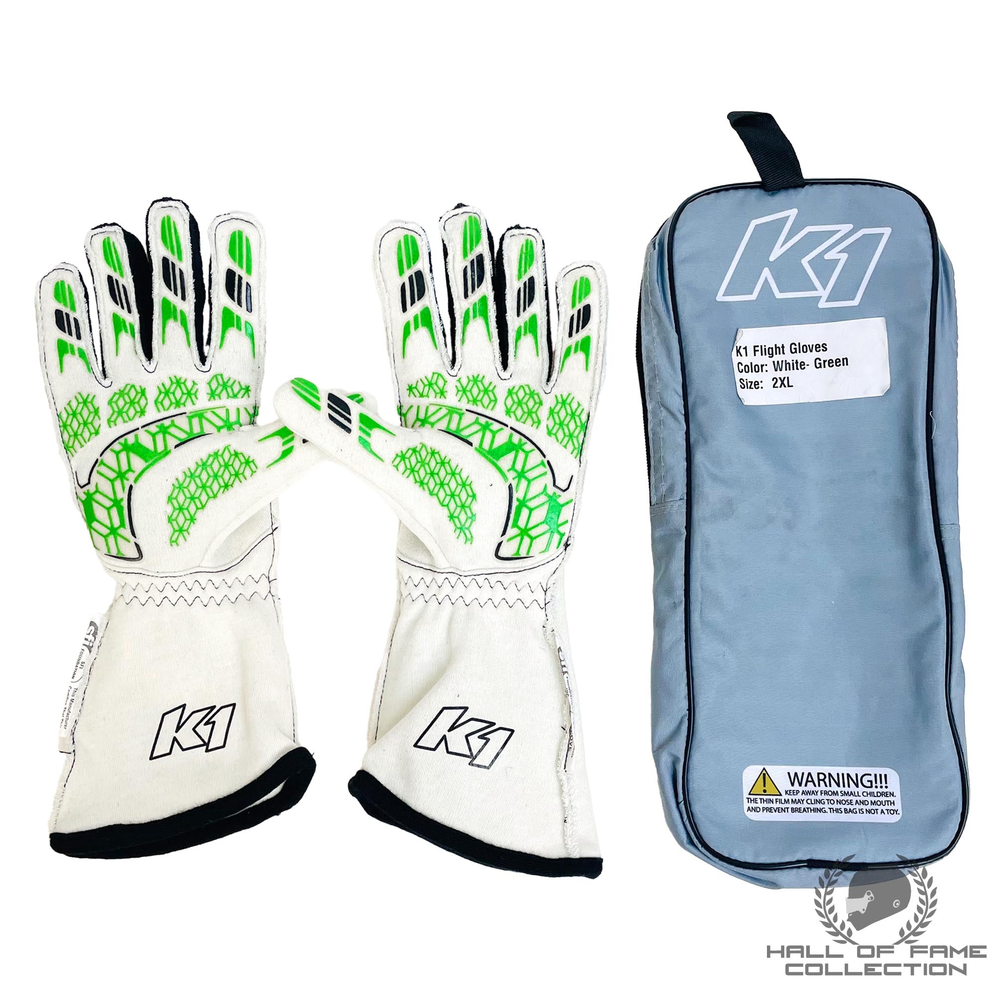 2024 Kyle Larson Signed K1 IndyCar Gloves