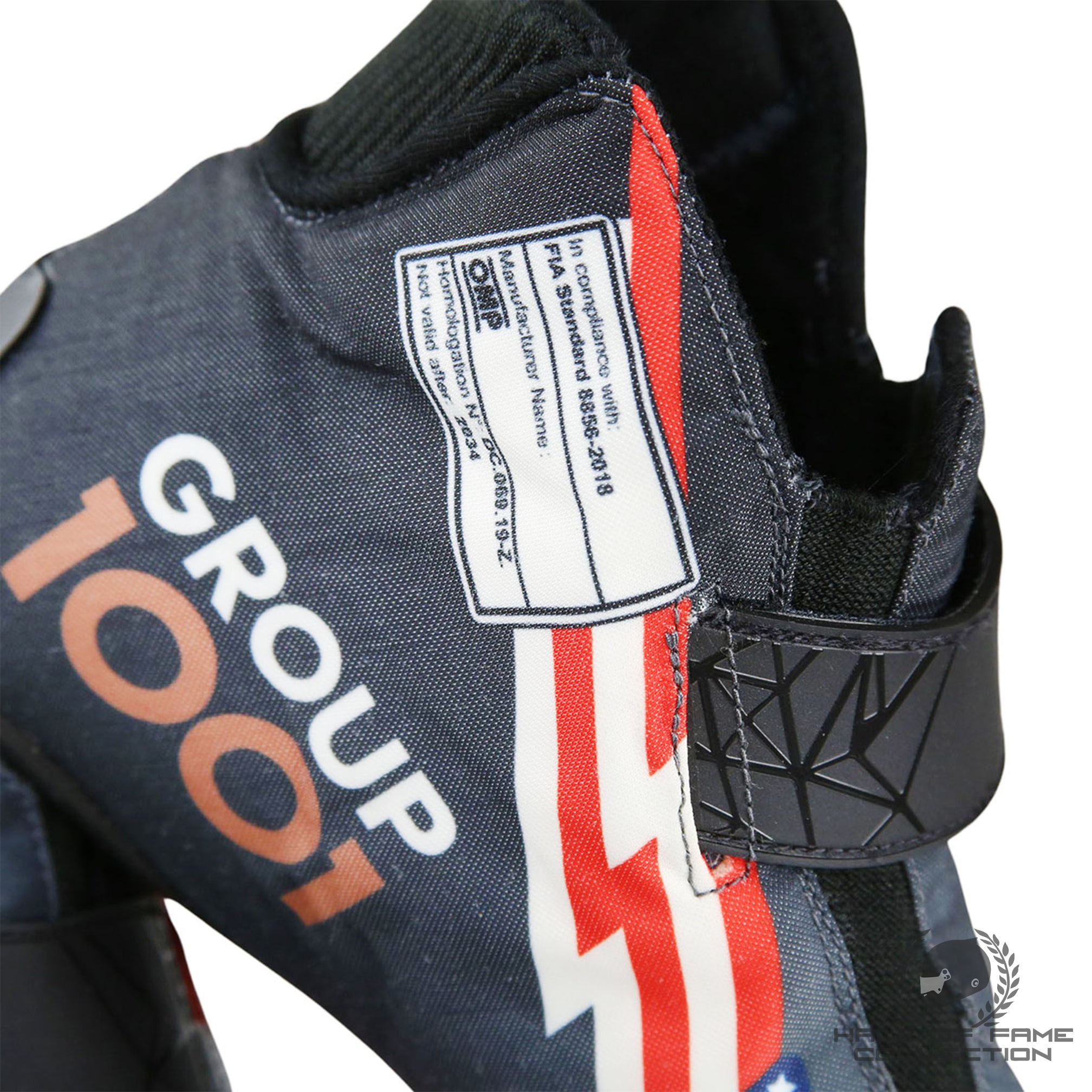 2024 Marco Andretti Signed Indy 500 Race Used Andretti Herta IndyCar Boots