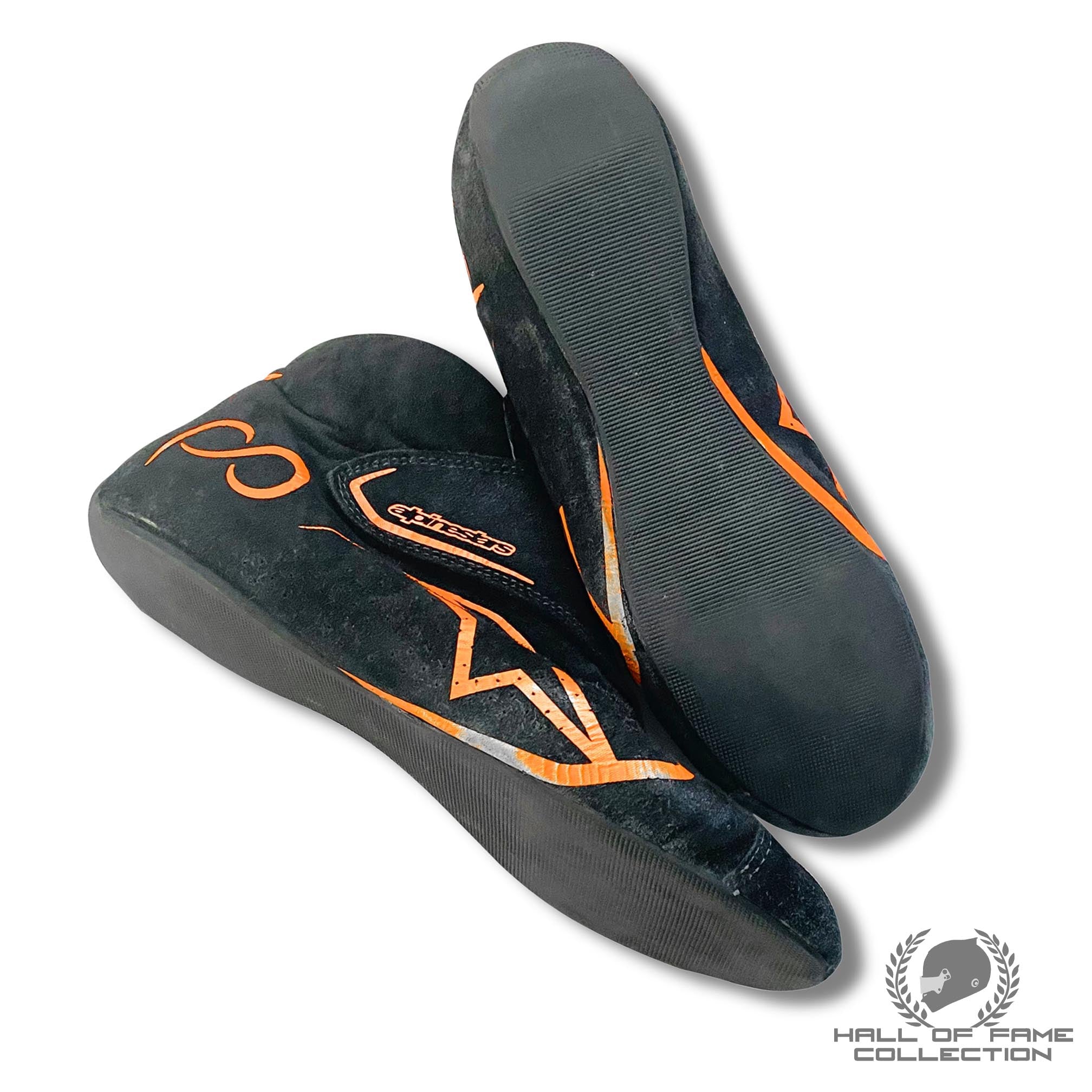 2024 Pato O'Ward Signed Race Used Mclaren IndyCar Boots - Hall of