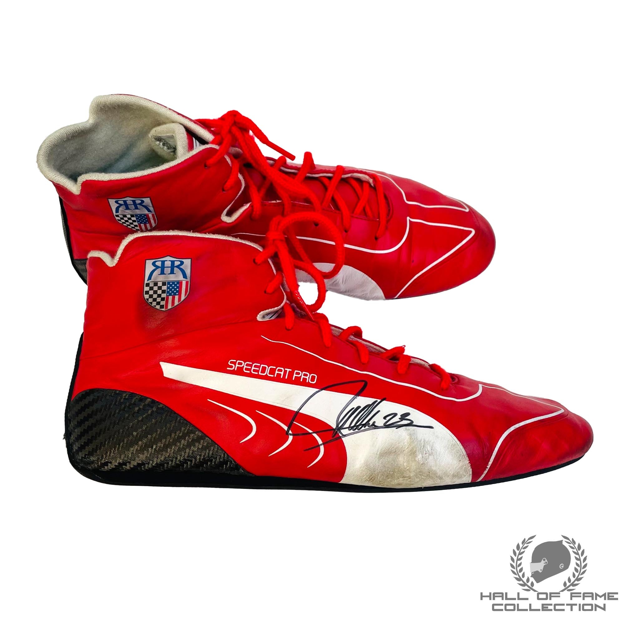 2024 Ryan Hunter-Reay Signed Indy 500 Weekend Used Dreyer & Reinbold Racing IndyCar Boots