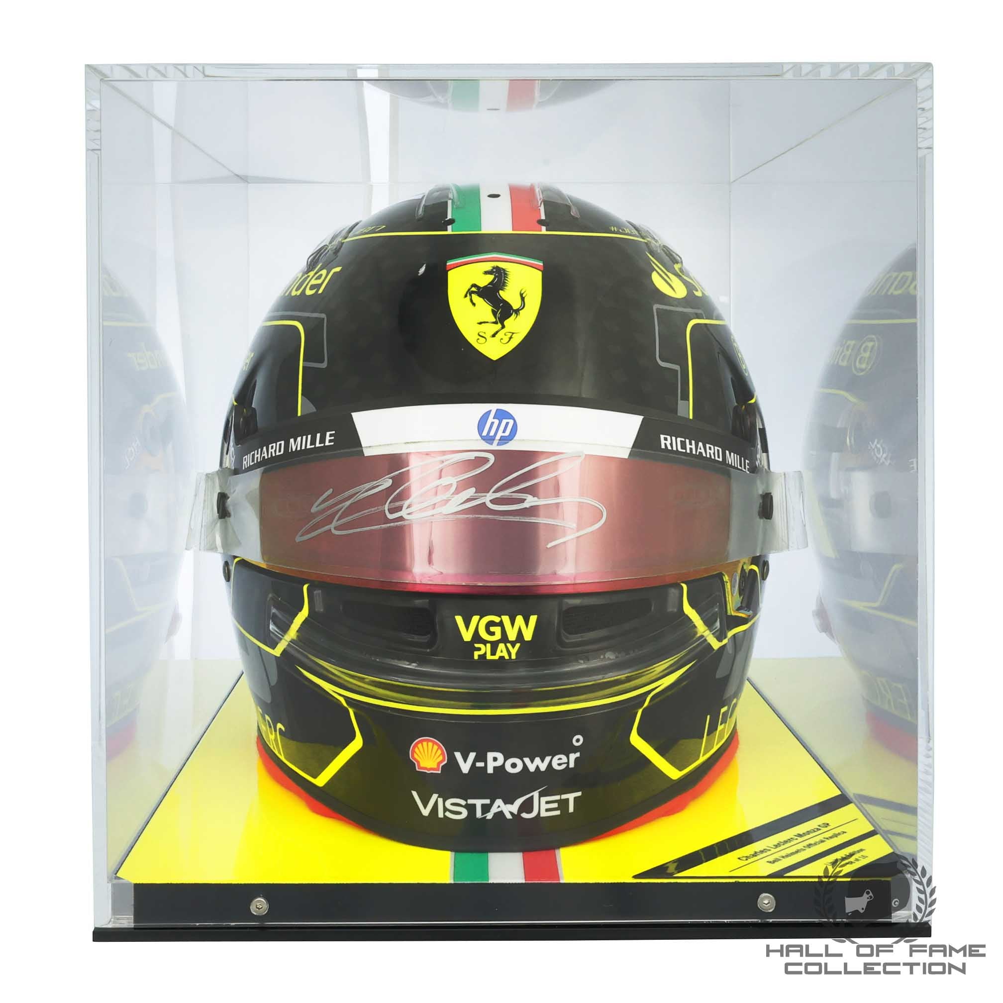 2024 Charles Leclerc Signed Scuderia Ferrari Replica Monza Limited Edition 8/15 F1 Helmet