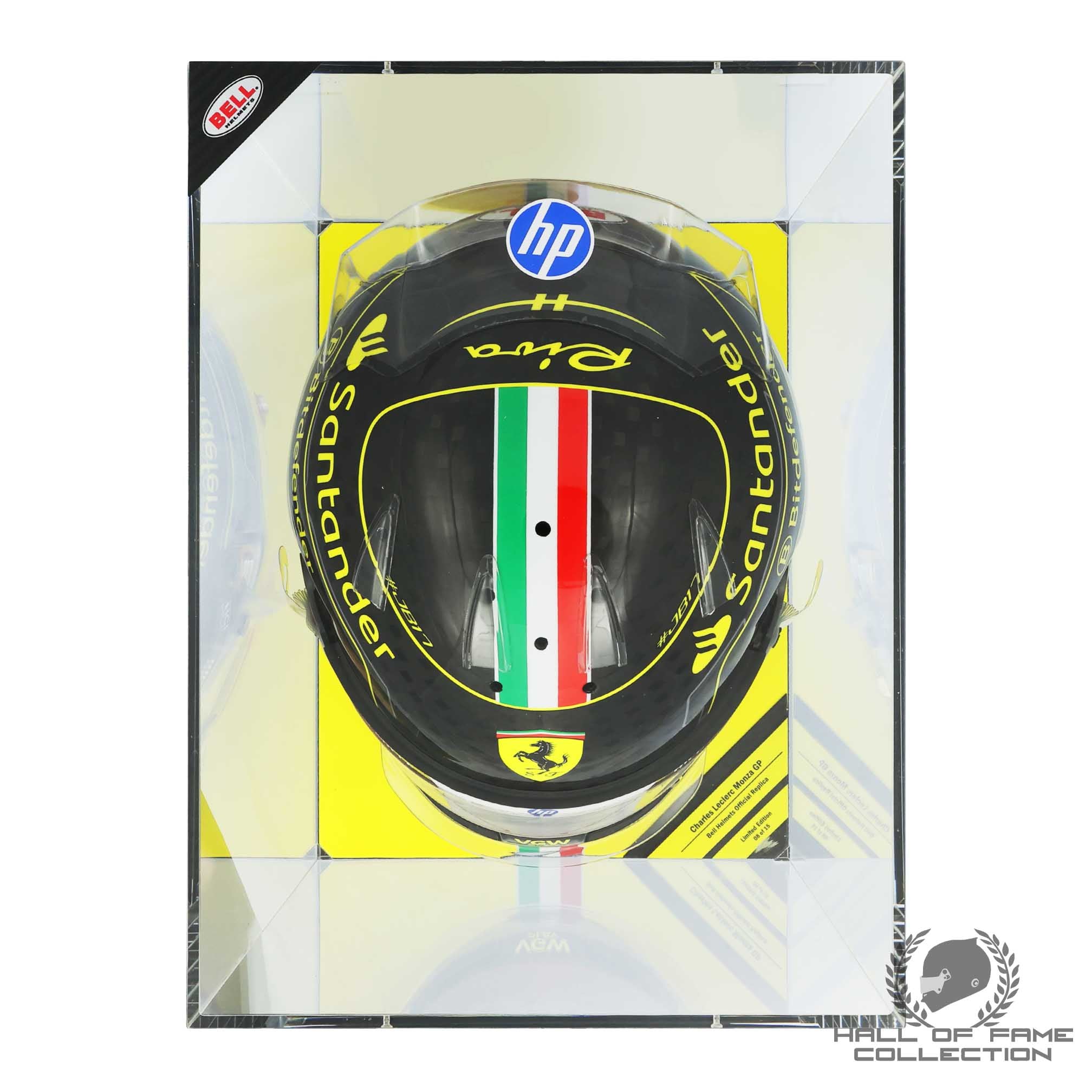 2024 Charles Leclerc Signed Scuderia Ferrari Replica Monza Limited Edition 8/15 F1 Helmet