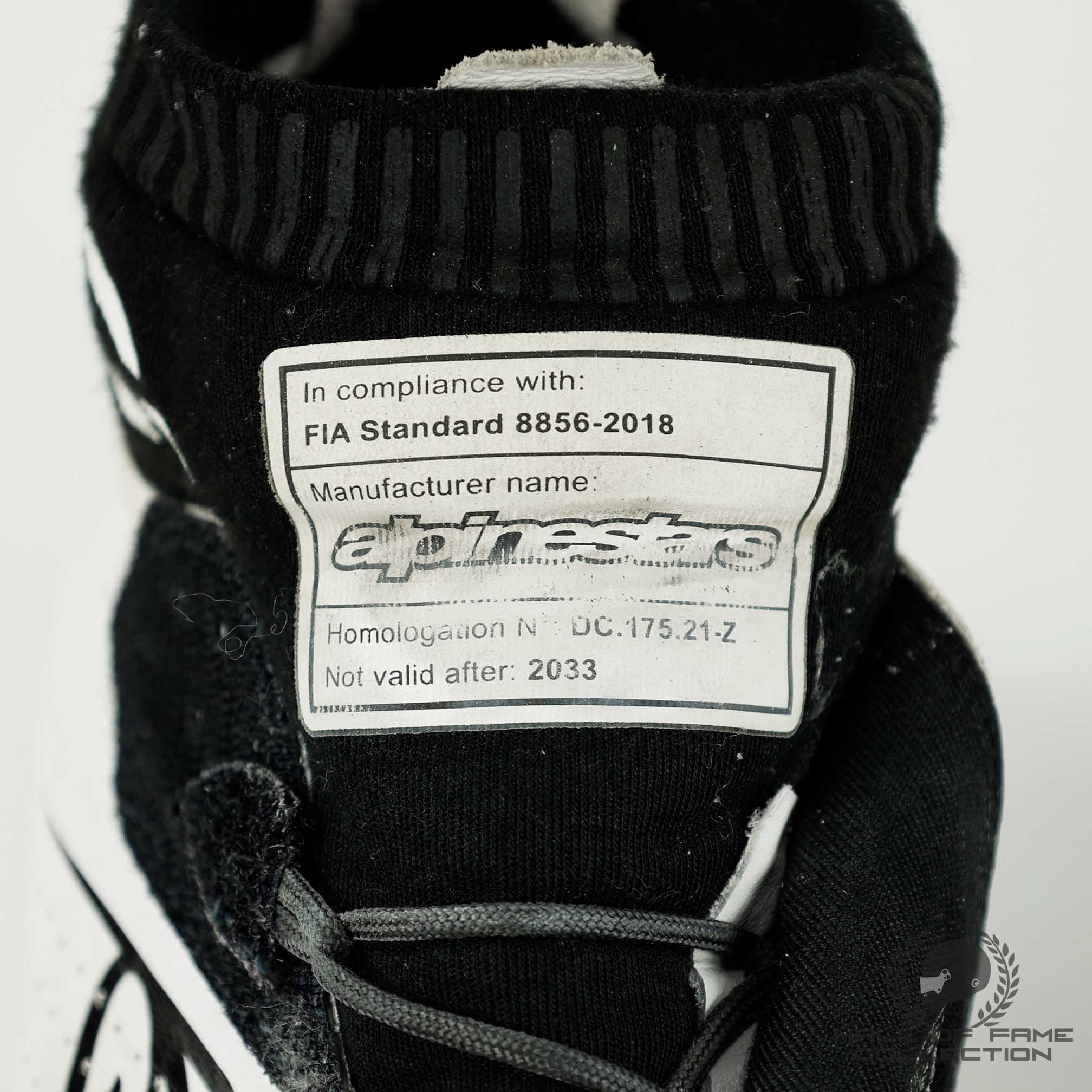 2024 Louis Foster Signed Race Used Andretti Global Indy NXT Boots