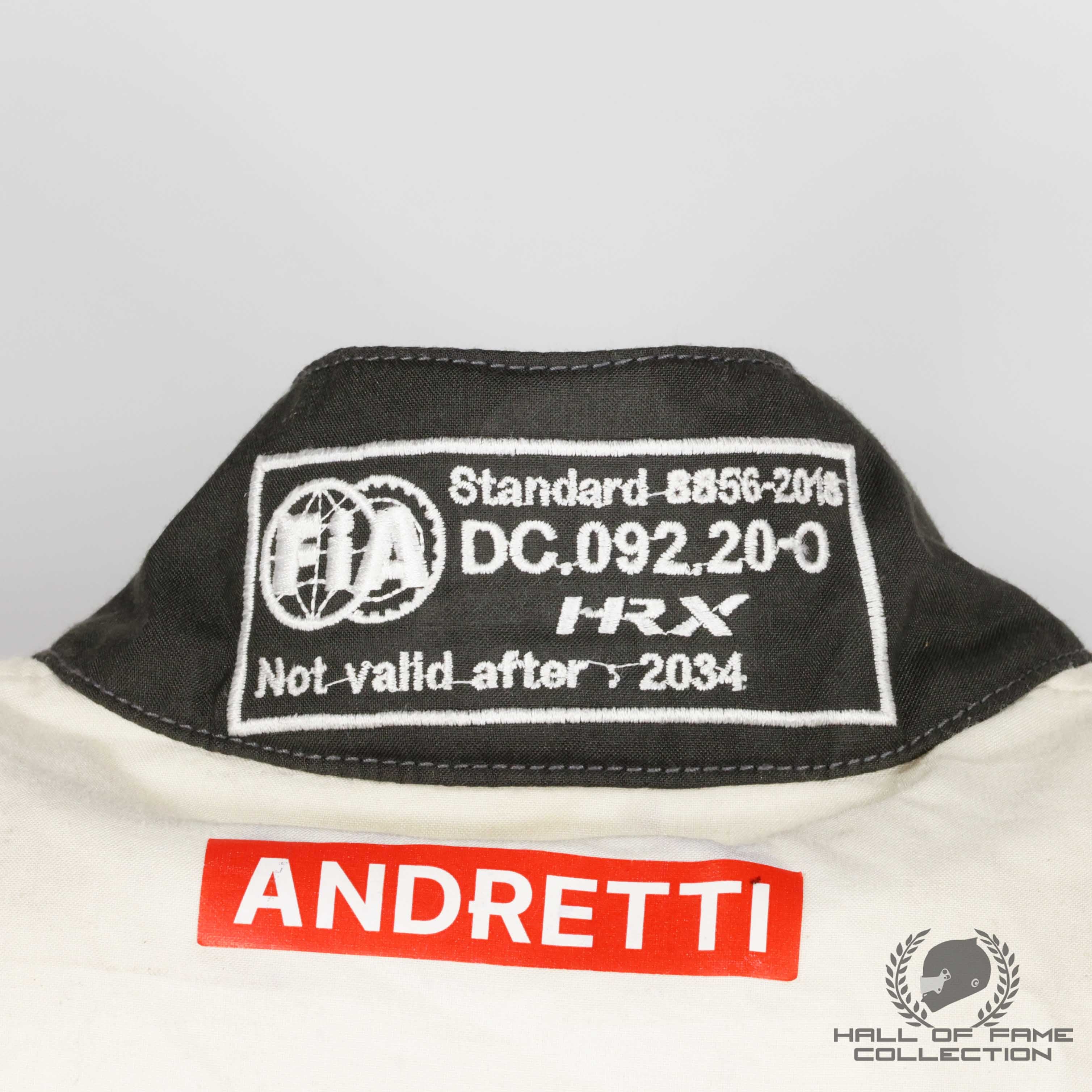 2024 Louis Foster Signed Race Used Andretti Global Indy NXT Suit