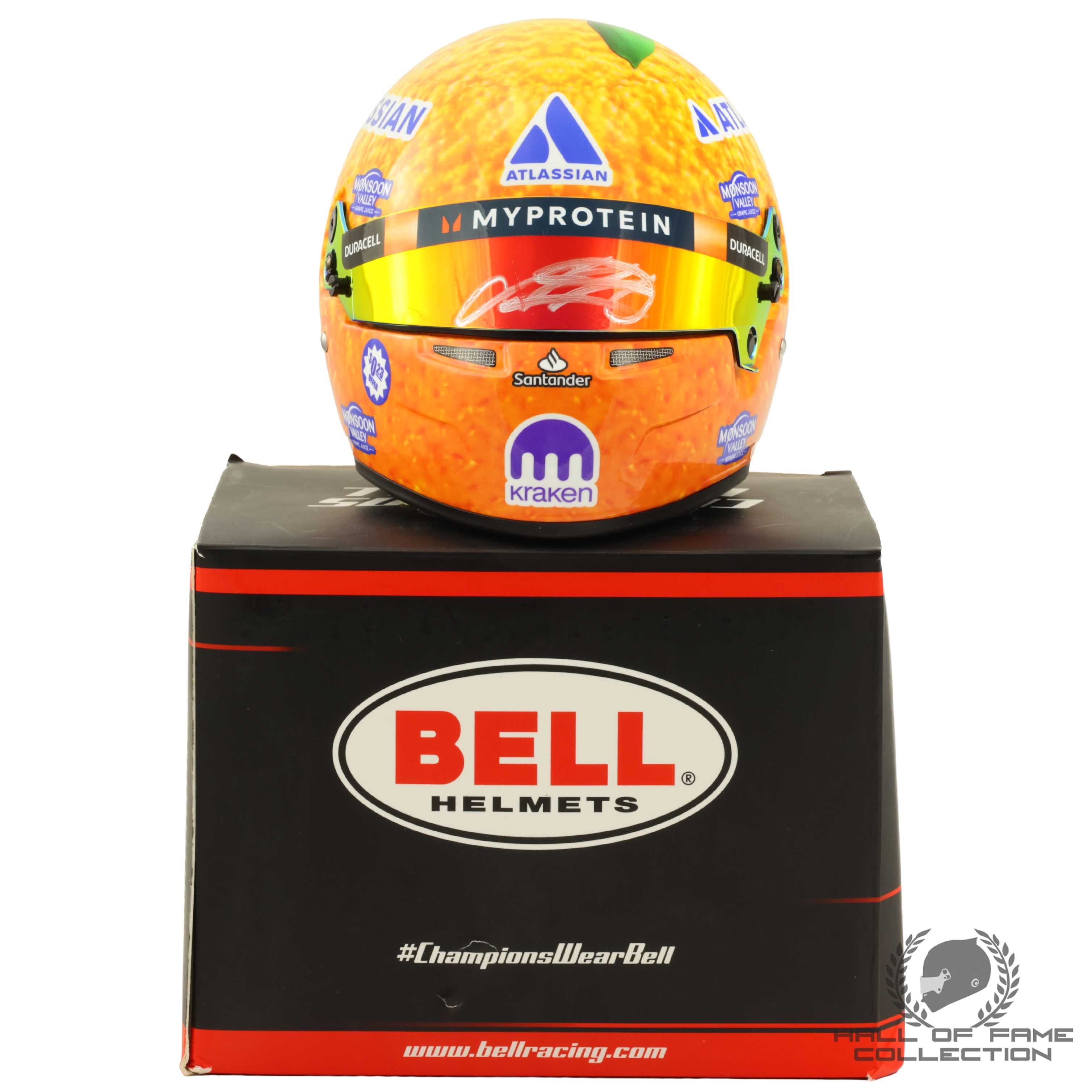 2025 Alex Albon Signed Miami GP 1:2 Scale Bell Williams F1 Helmet