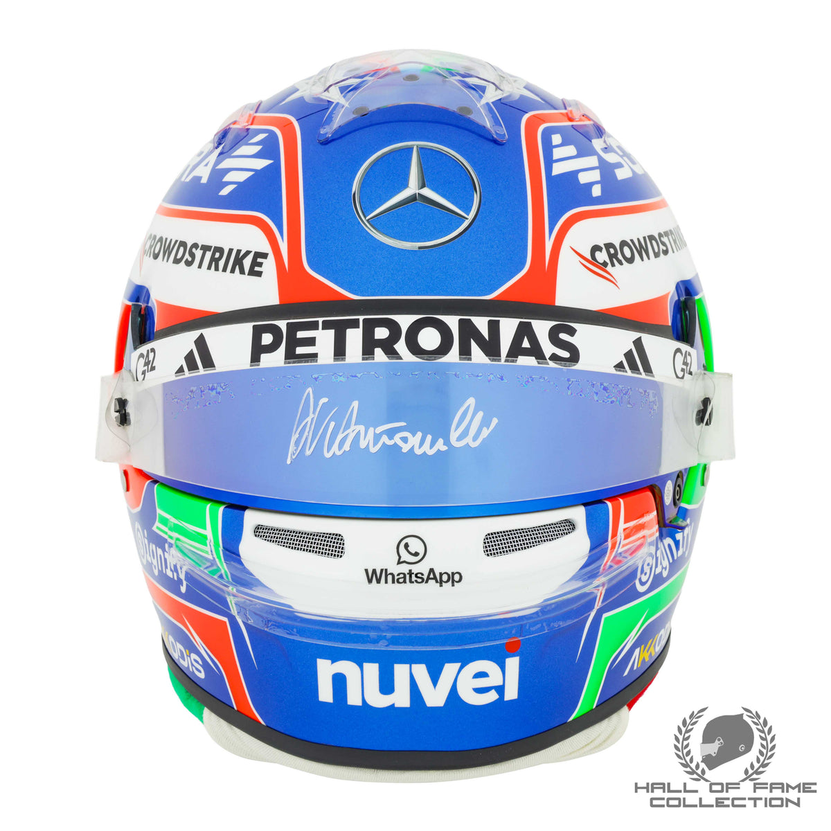 2025 Andrea Kimi Antonelli Signed Imola Special Replica Mercedes F1 Helmet
