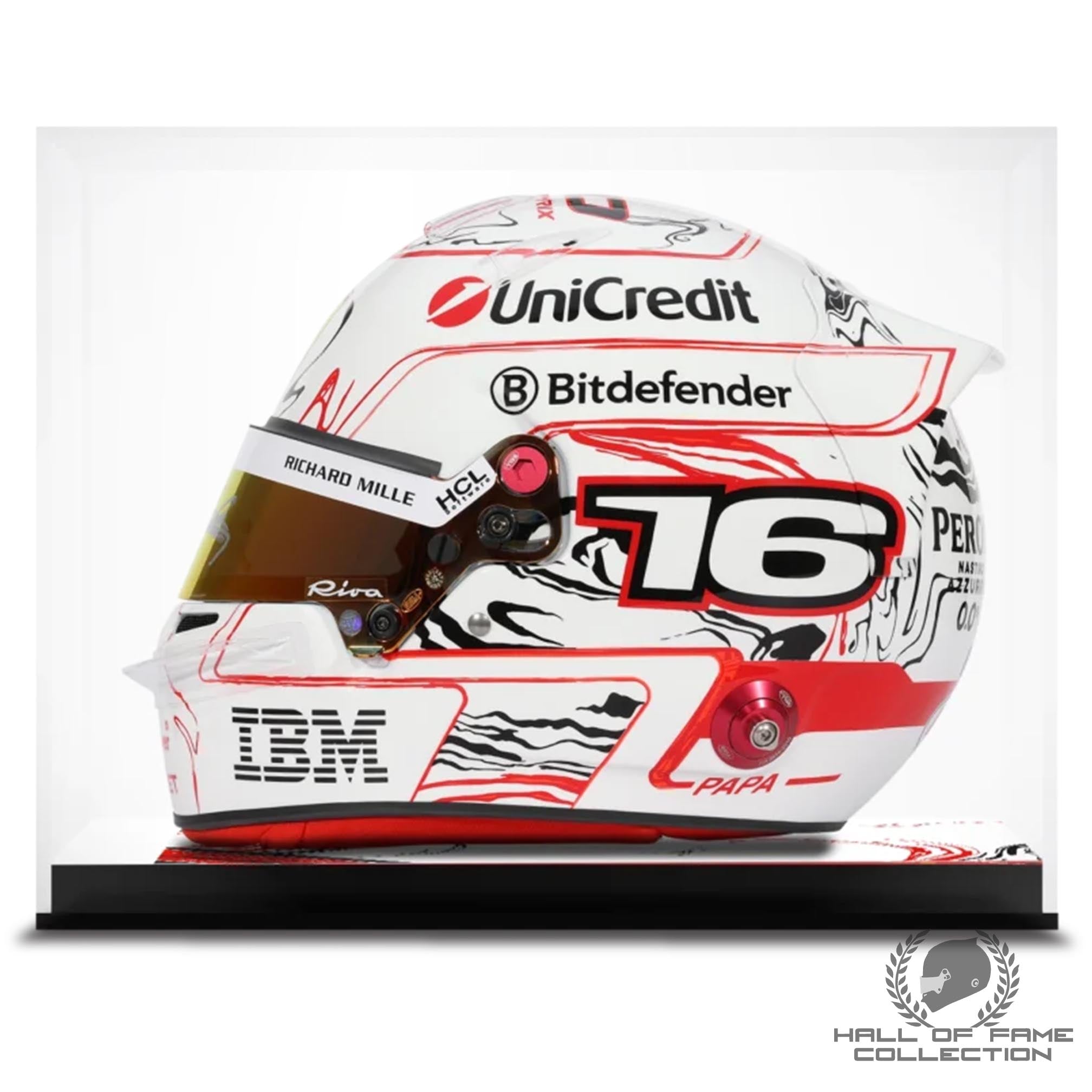 2025 Charles Leclerc Signed Japanese GP Ferrari F1 Replica Helmet