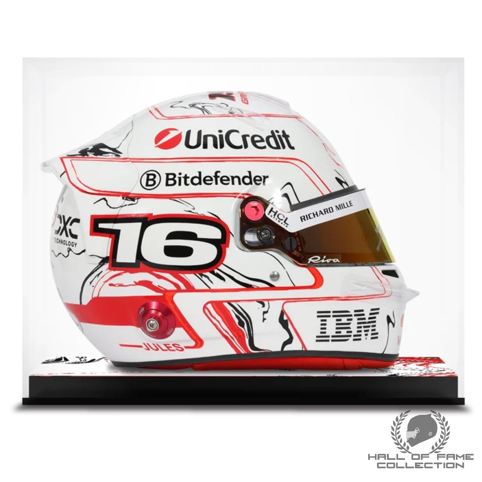 2025 Charles Leclerc Signed Japanese GP Ferrari F1 Replica Helmet