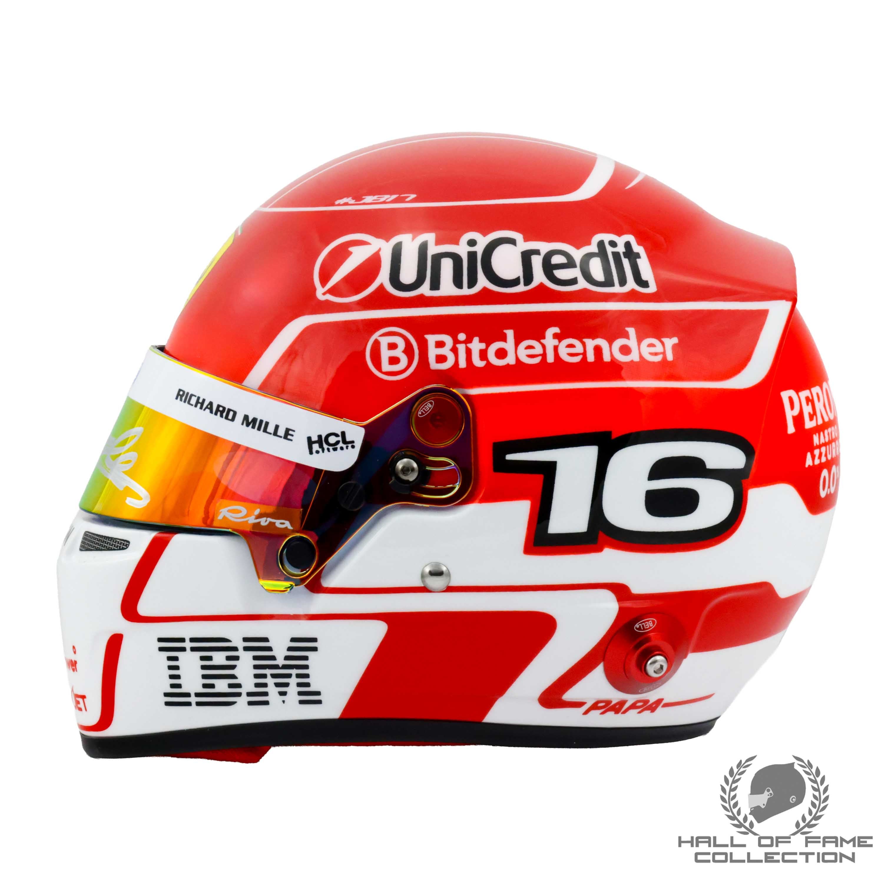 2025 Charles Leclerc Signed Scuderia Ferrari 1:2 Scale F1 Helmet