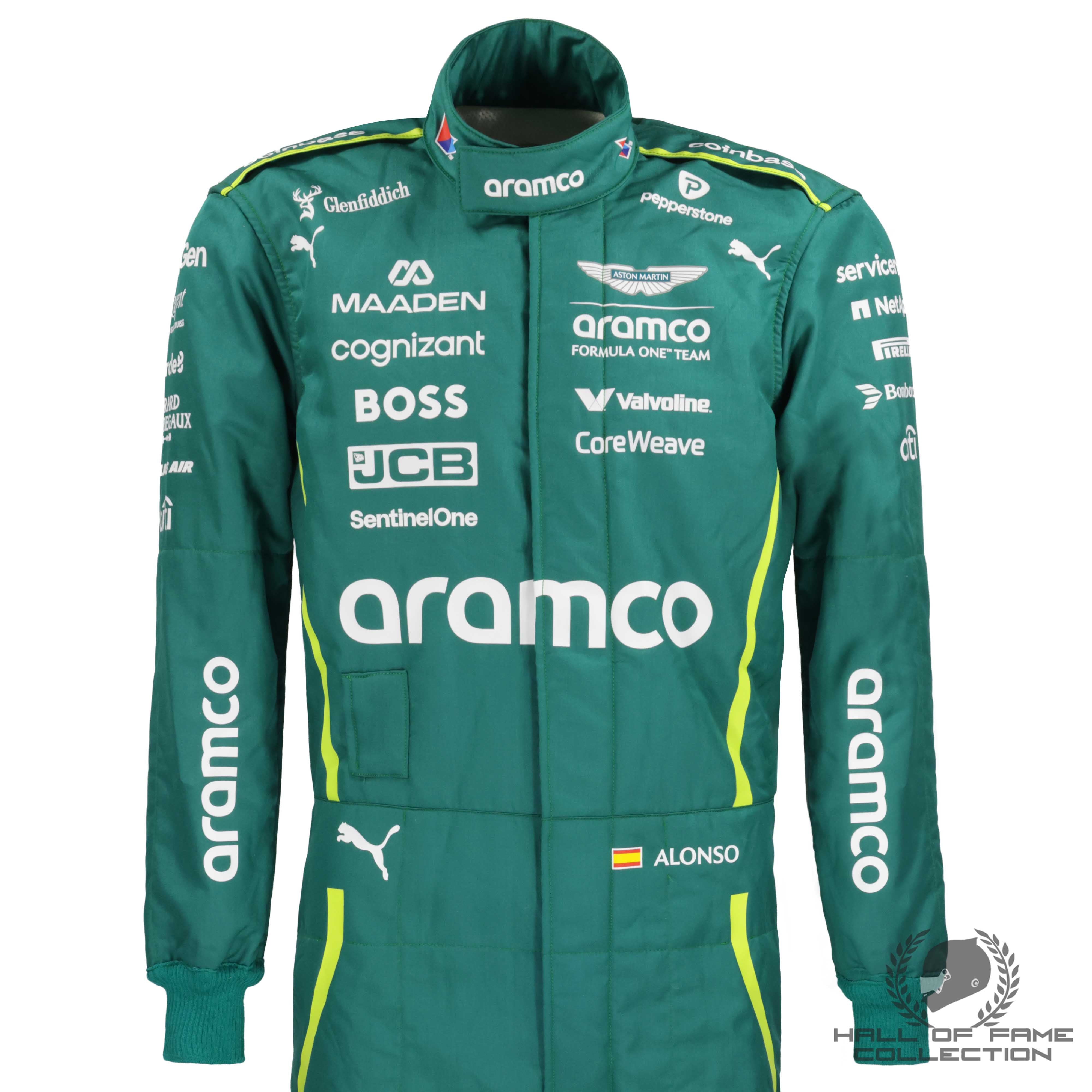 2025 Fernando Alonso Original Used  Aston Martin F1 Suit