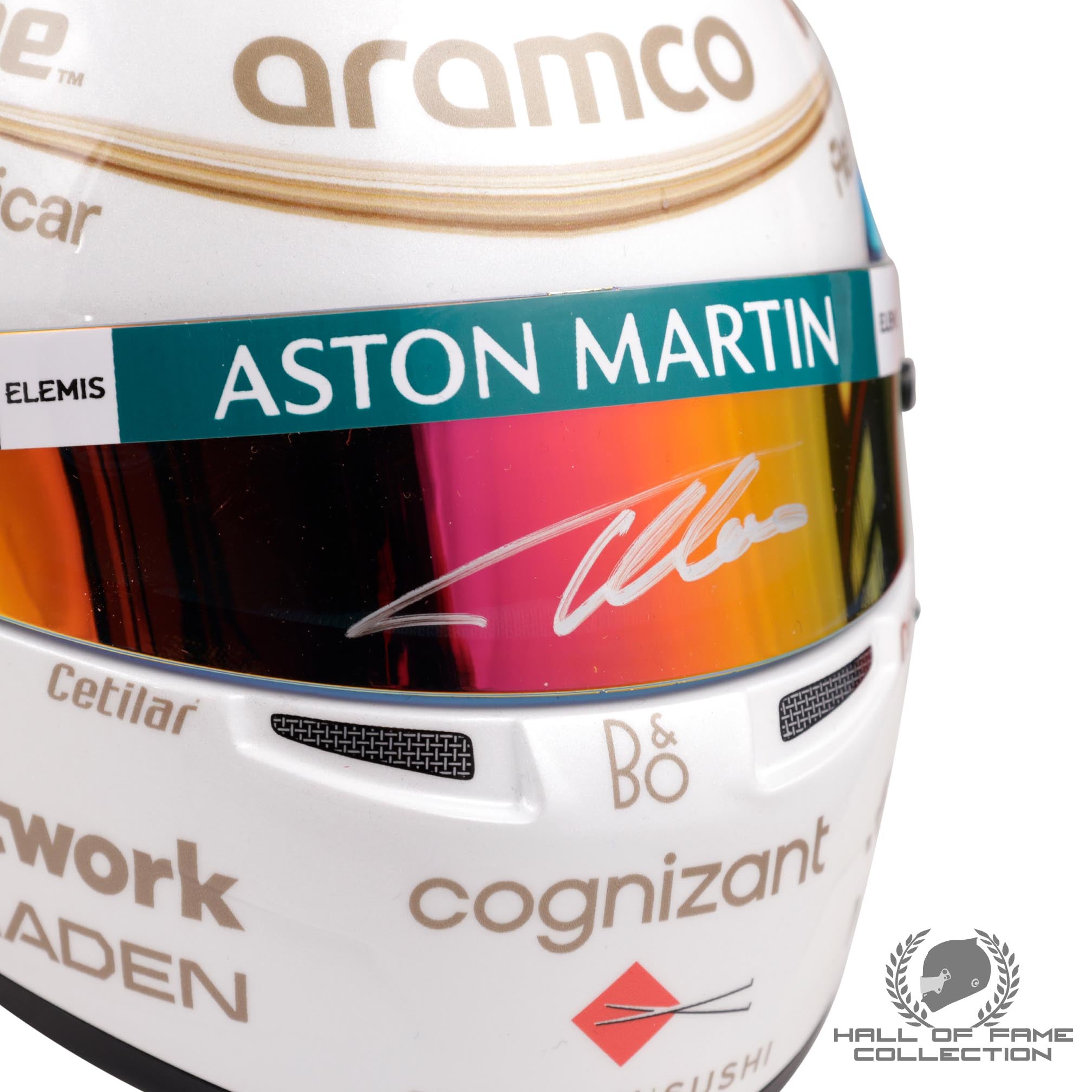 2025 Fernando Alonso Signed China Special Aston Martin 1:2 Helmet