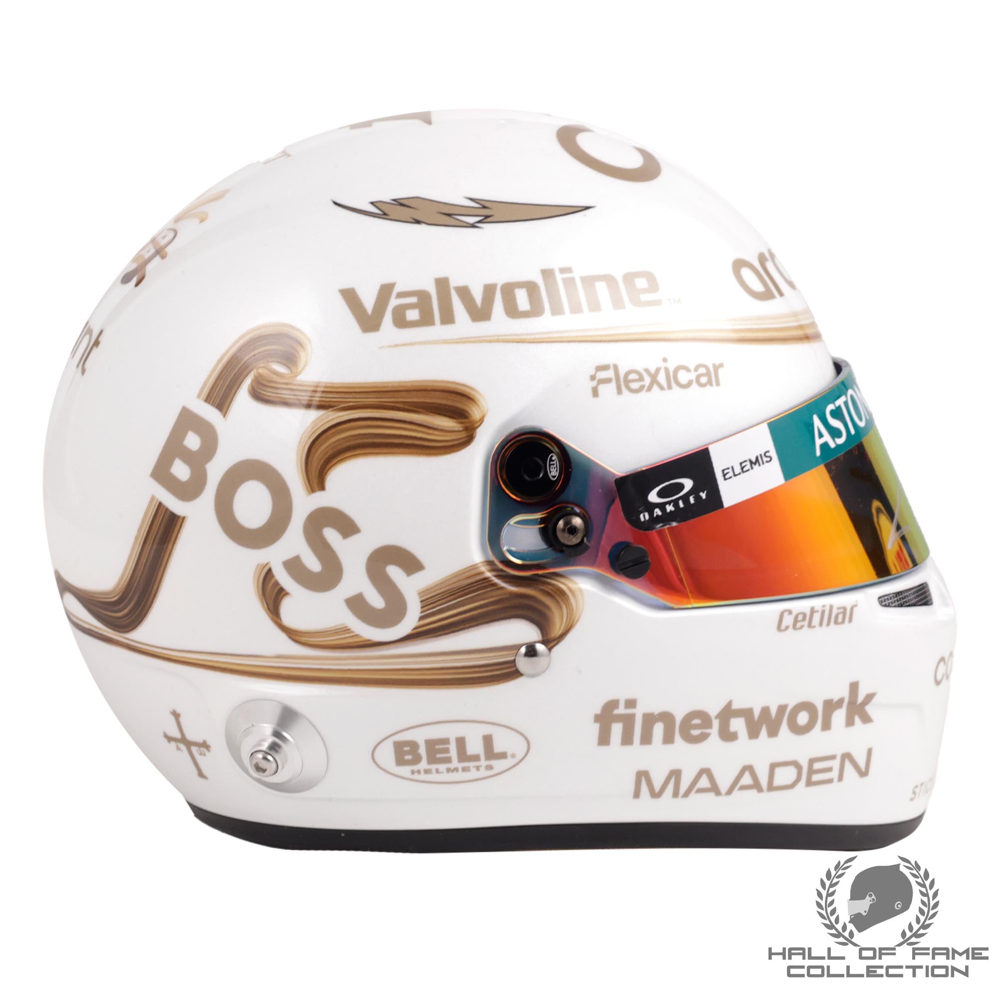 2025 Fernando Alonso Signed China Special Aston Martin 1:2 Helmet
