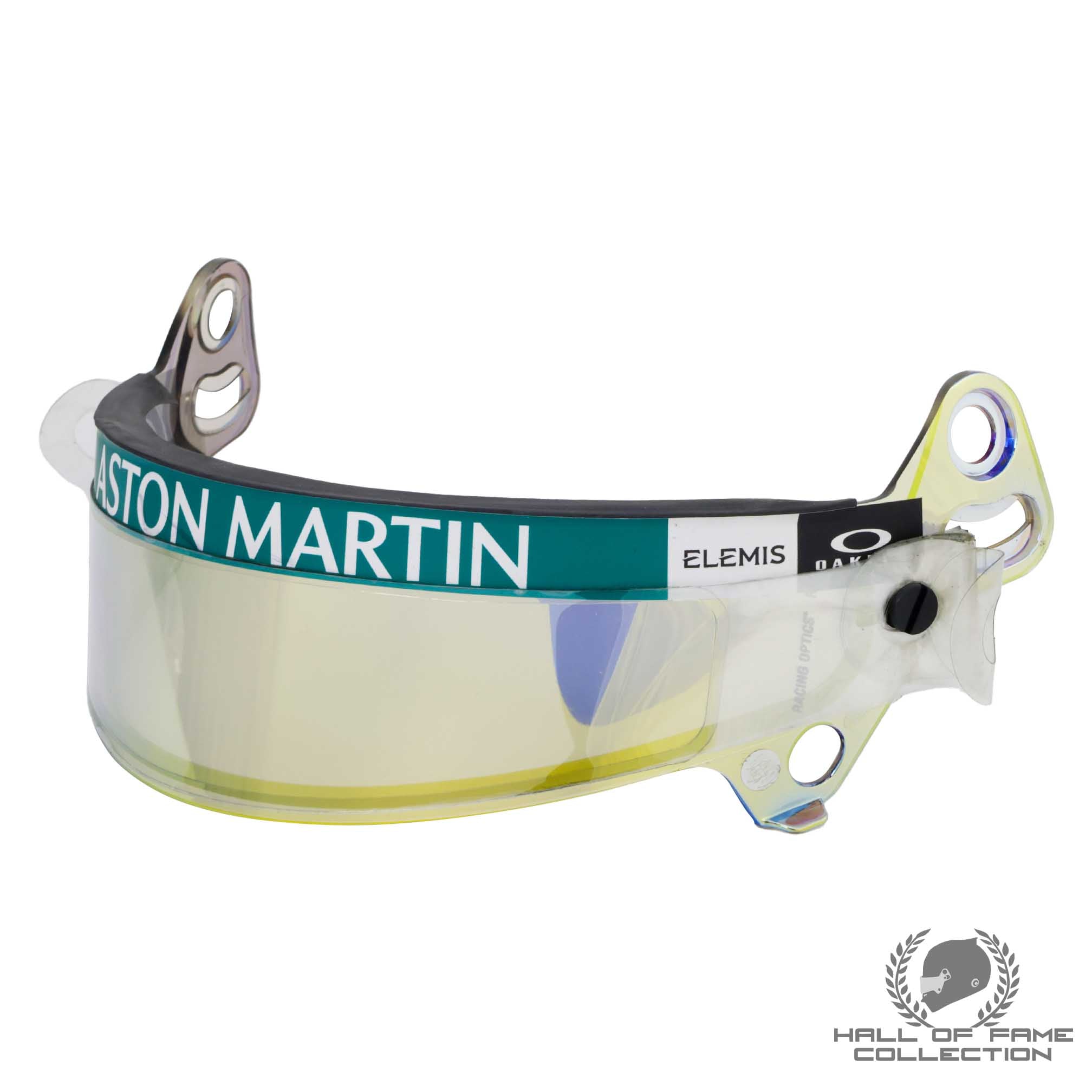 2025 Fernando Alonso Used Aston Martin F1 Visor
