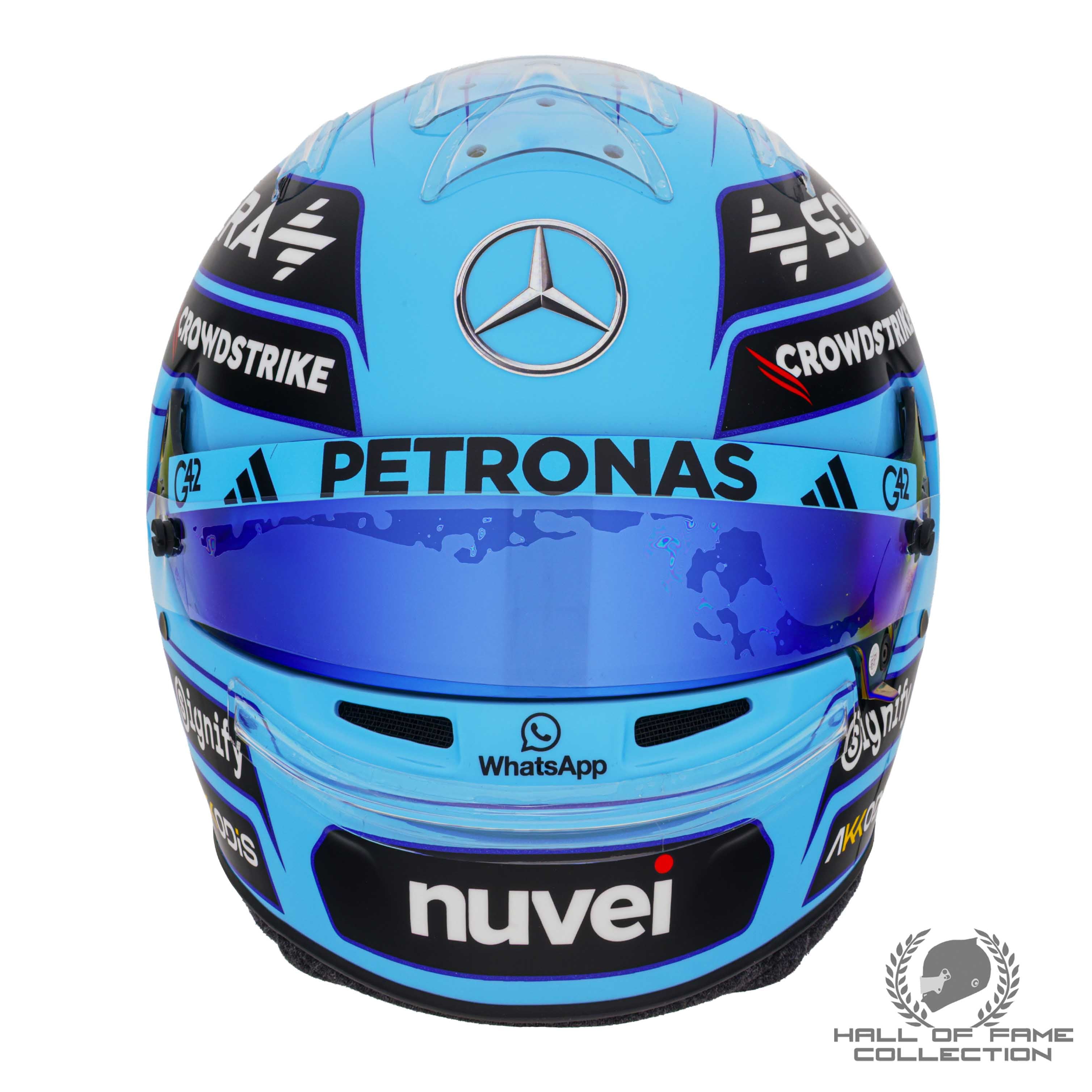 2025 George Russell Official Bell Replica Mercedes F1 Helmet
