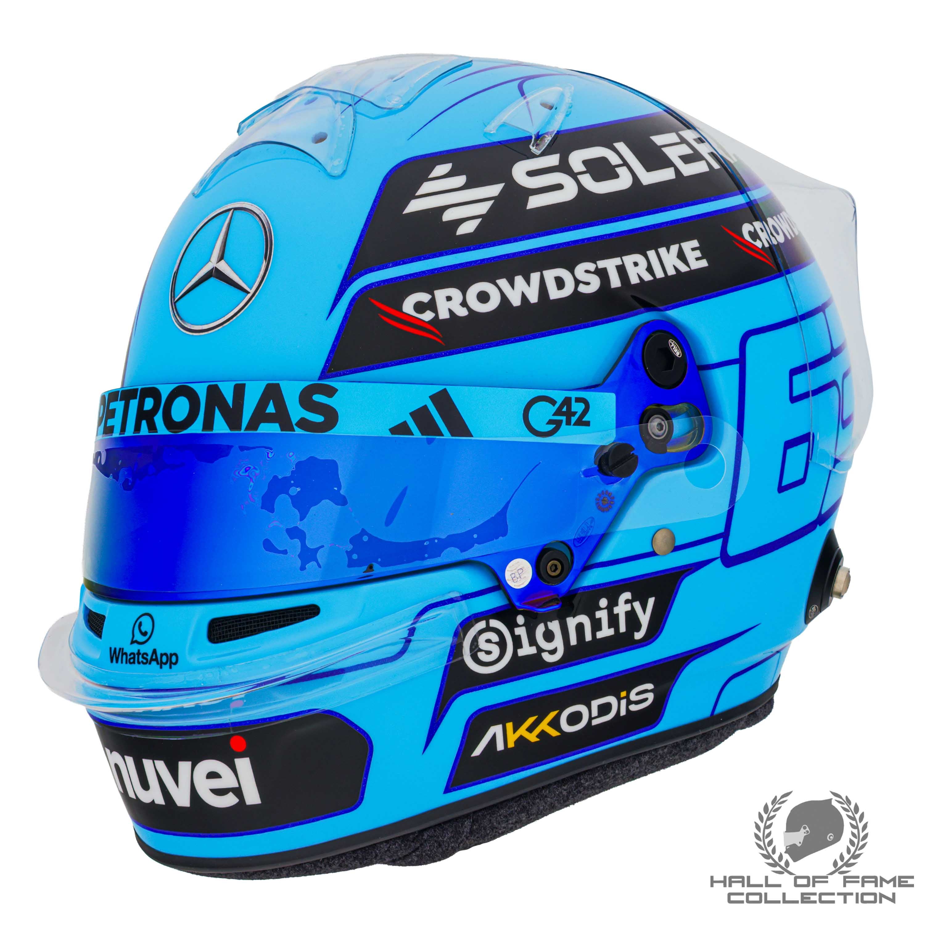 2025 George Russell  Official Bell Replica Mercedes F1 Helmet