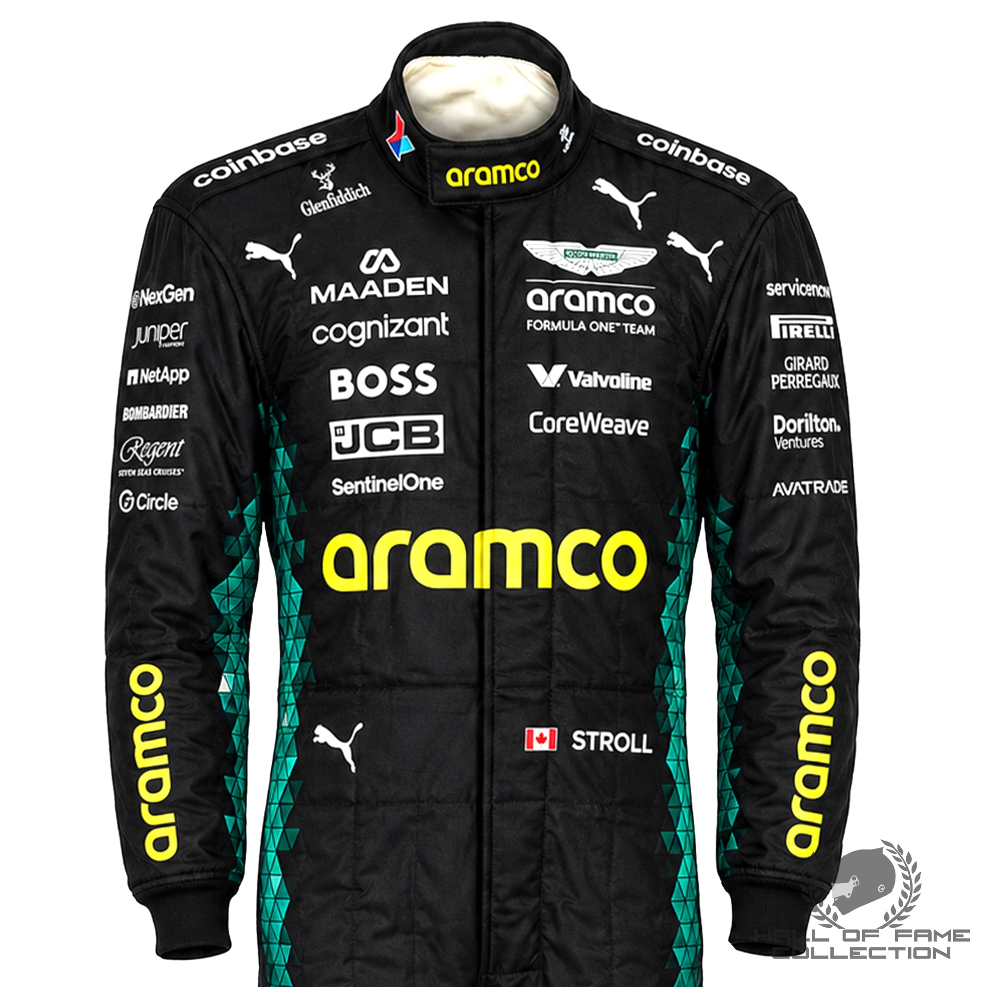 2025 Lance Stroll Weekend Used USGP Aston Martin F1 Suit