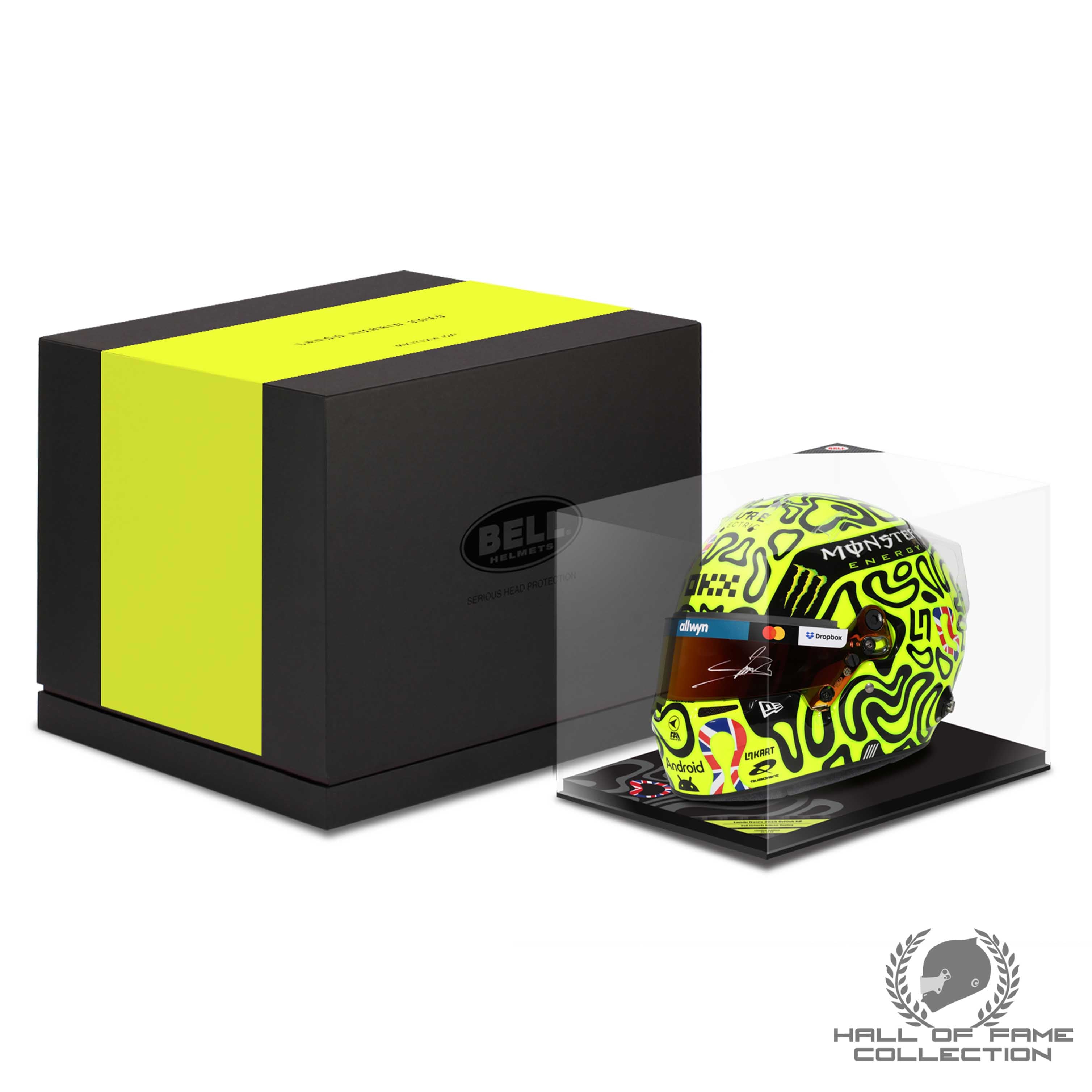 2025 Lando Norris Signed British GP McLaren F1 Replica Helmet