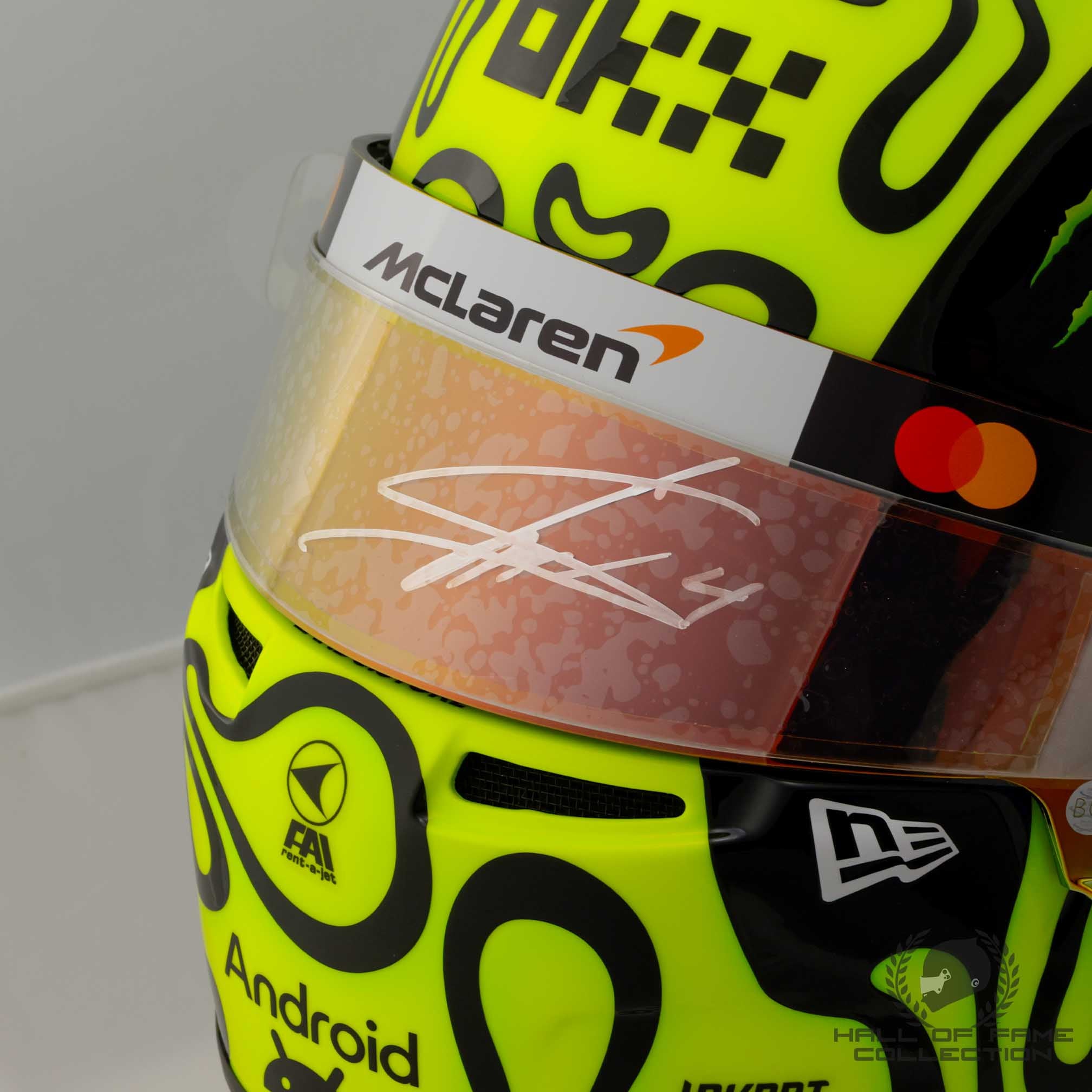 2025 Lando Norris Signed Replica HP77 McLaren F1 Helmet
