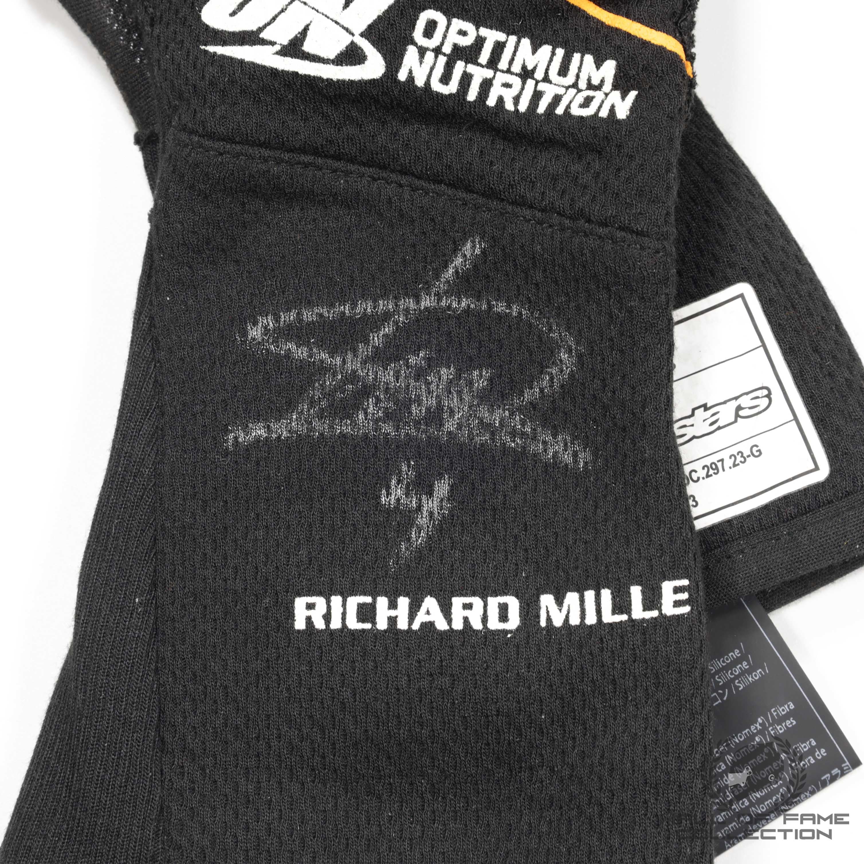 2025 Lando Norris Signed World Champion Season Used Signed McLaren F1 Gloves