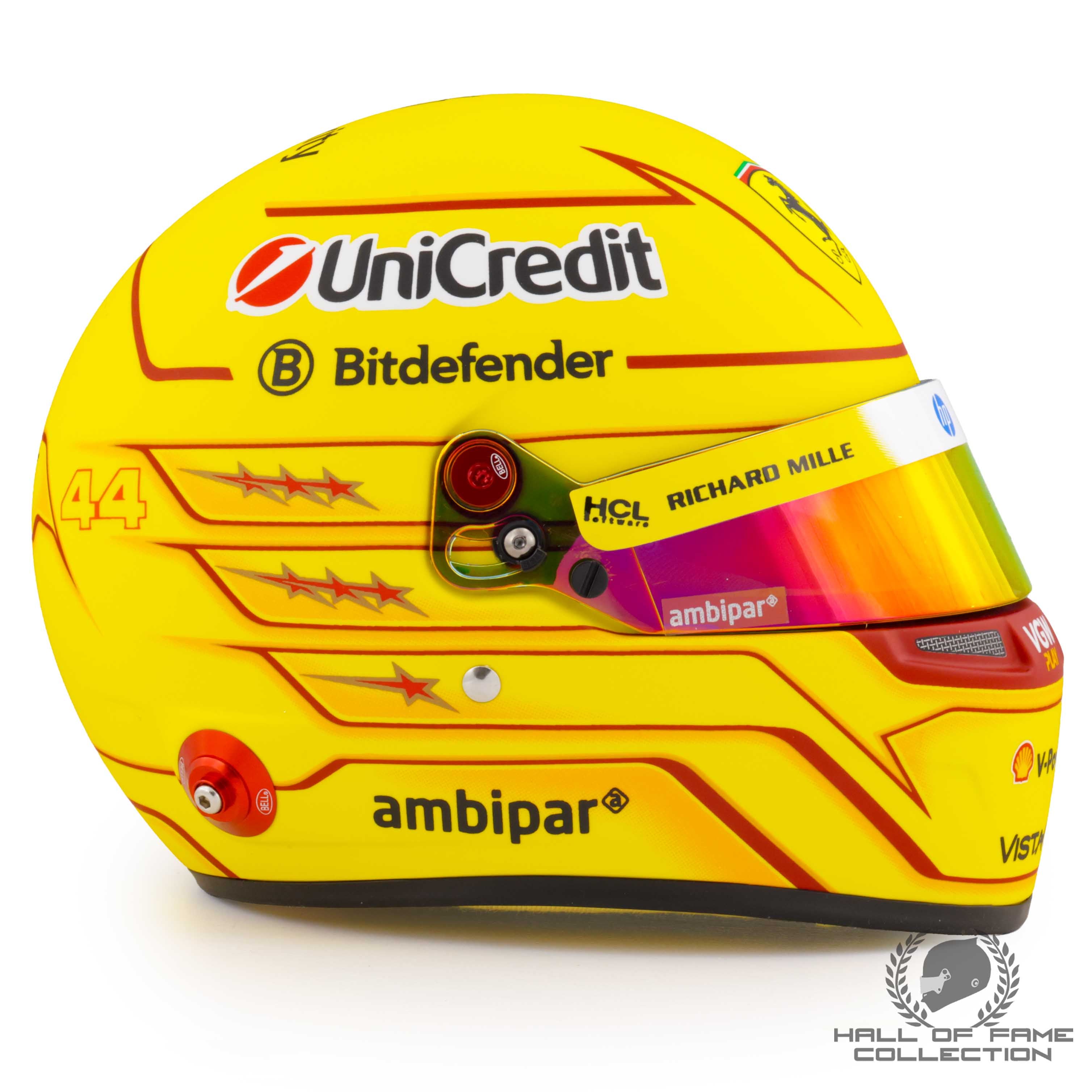 2025 Lewis Hamilton 1:2 Scale Scuderia Ferrari F1 Helmet