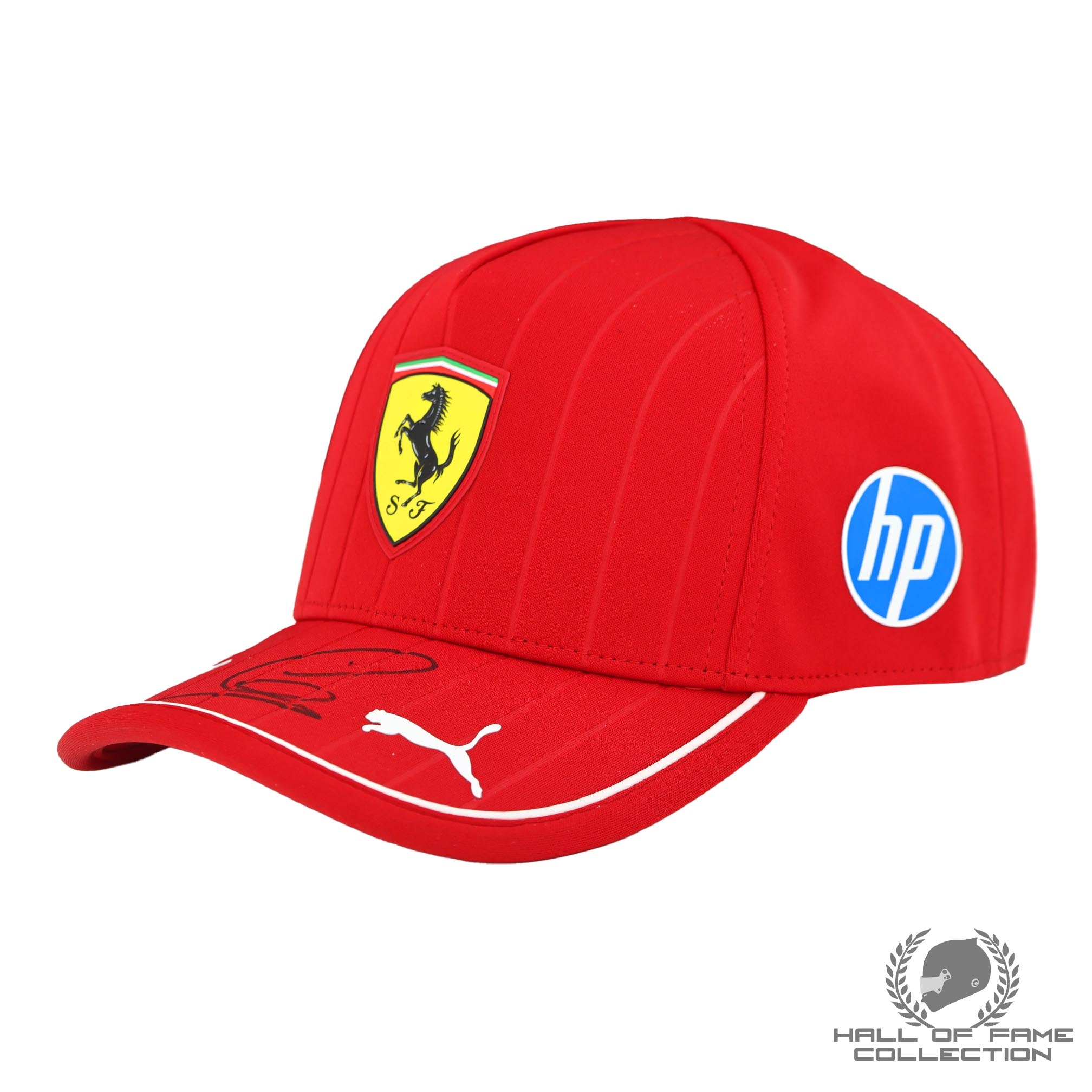 2025 Lewis Hamilton Signed Special Driver Issue Ferrari F1 Hat