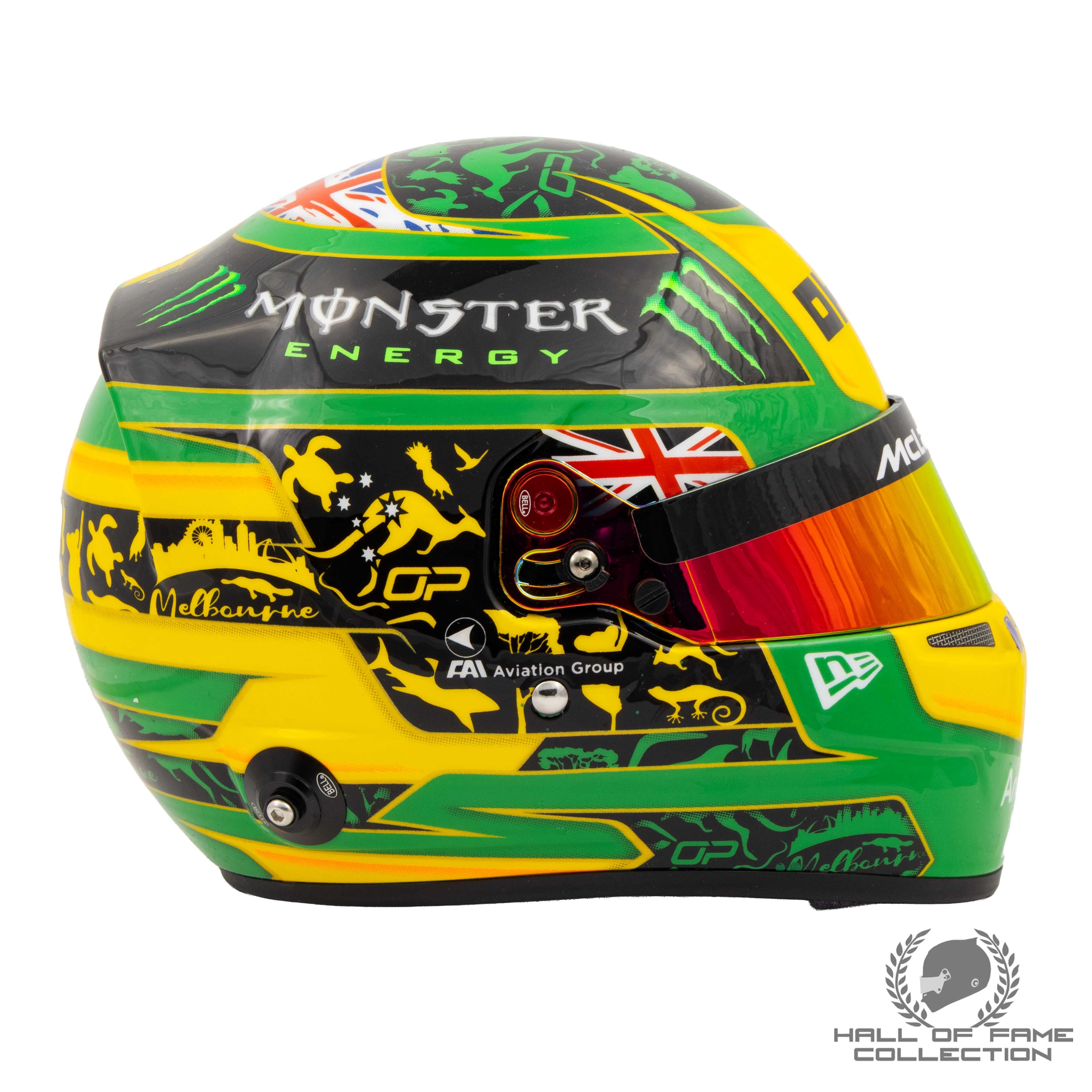 2025 Oscar Piastri Australian GP McLaren 1:2 Scale F1 Helmet