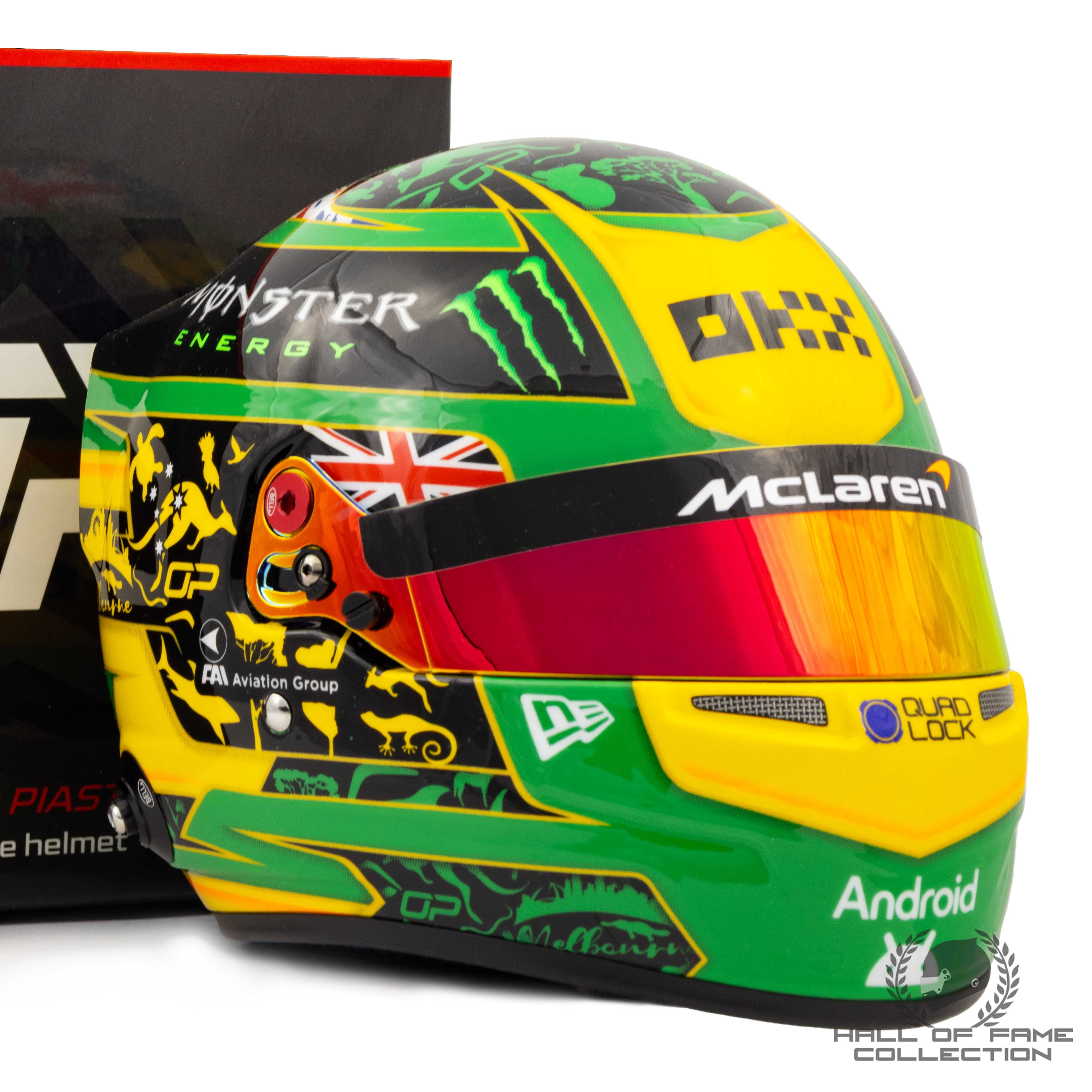 2025 Oscar Piastri Australian GP McLaren 1:2 Scale F1 Helmet