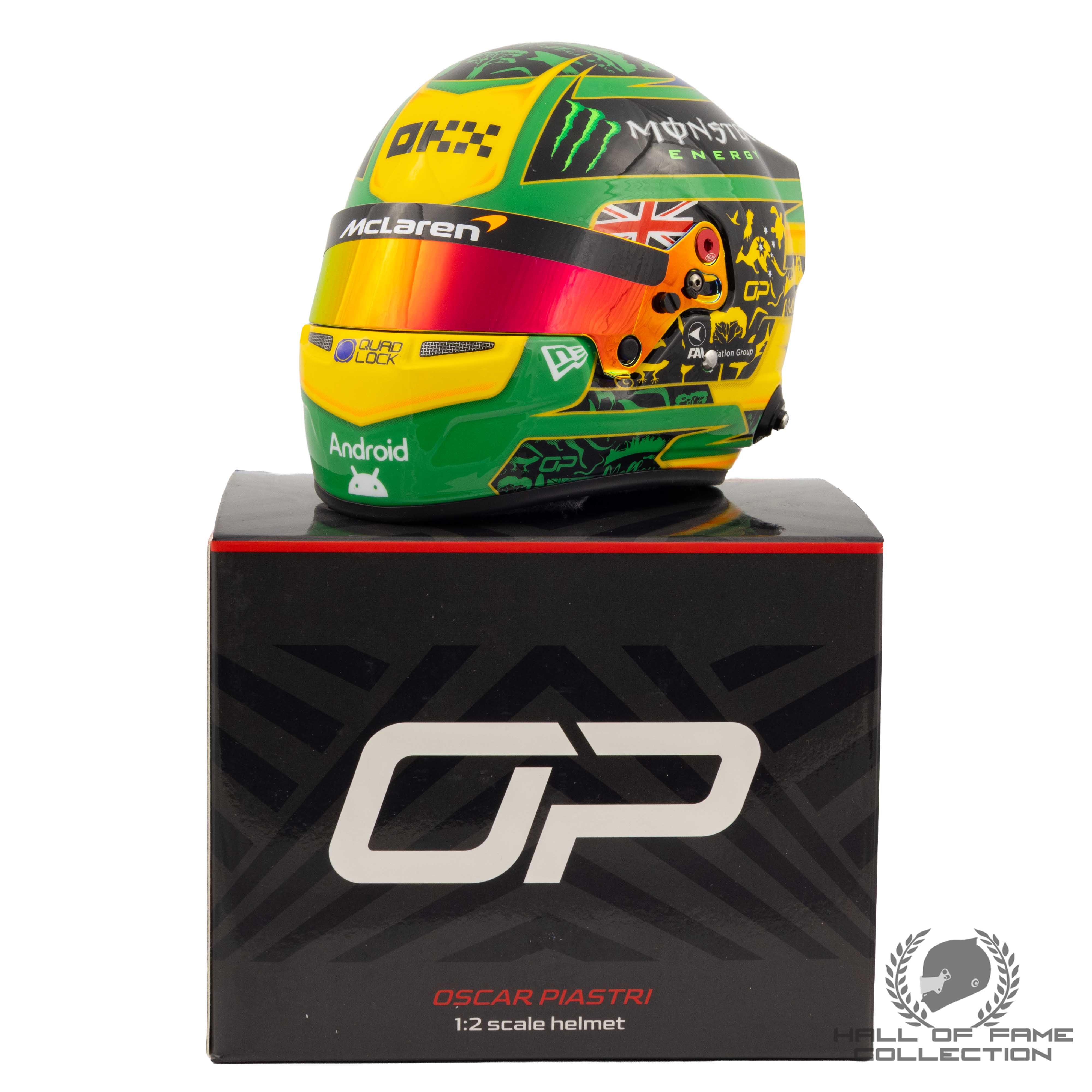 2025 Oscar Piastri Australian GP McLaren 1:2 Scale F1 Helmet