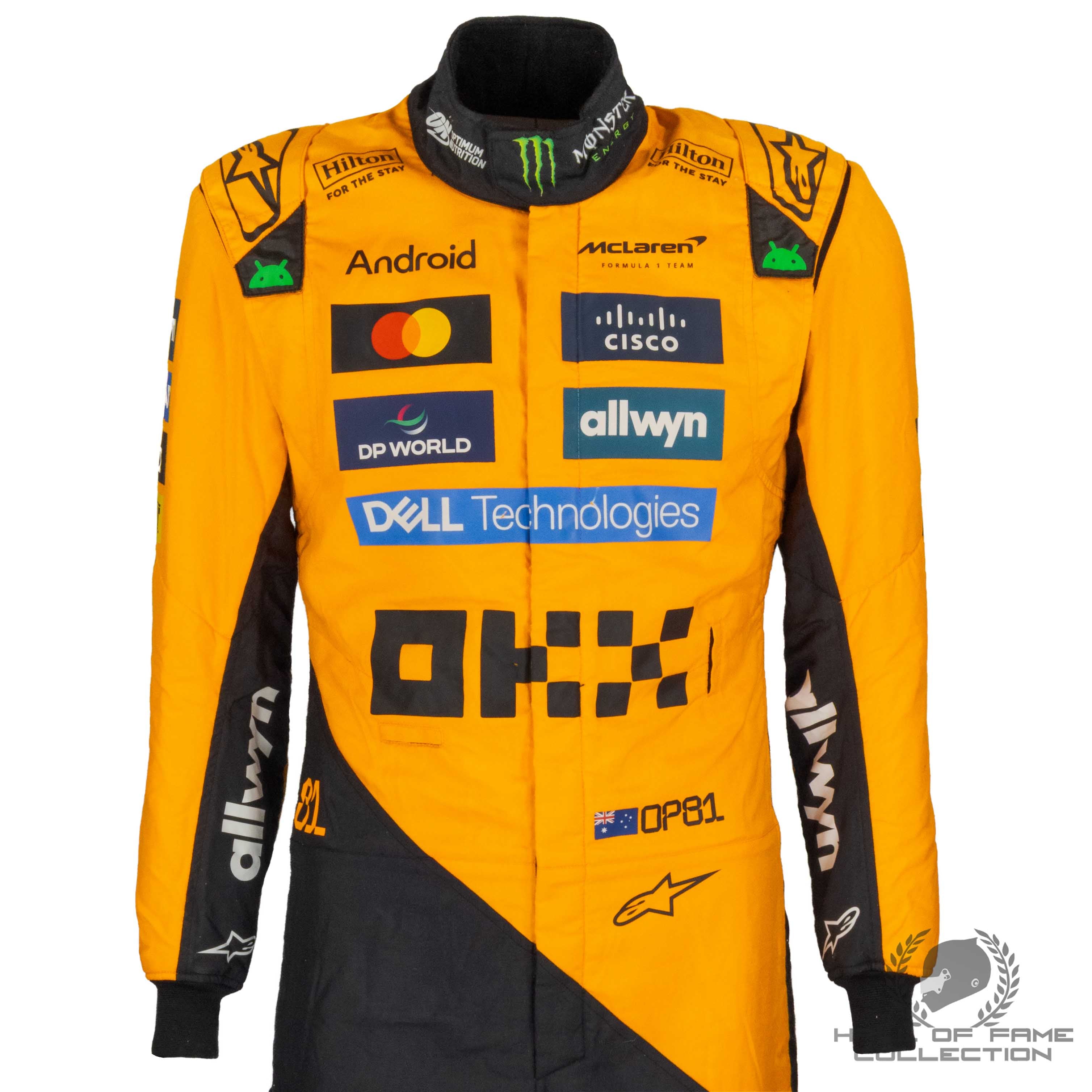 2025 Oscar Piastri Original Used McLaren F1 Suit