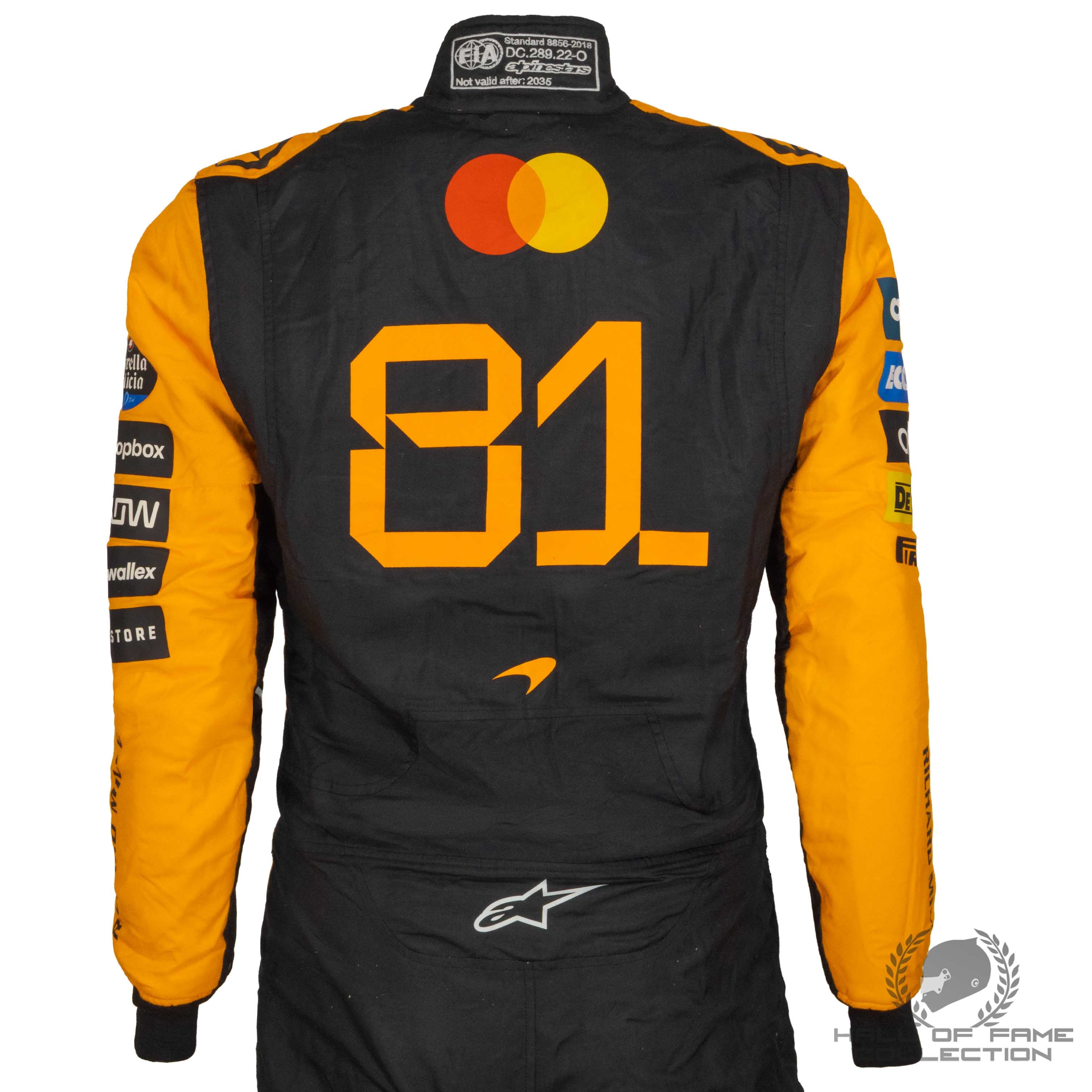 2025 Oscar Piastri Original Used McLaren F1 Suit
